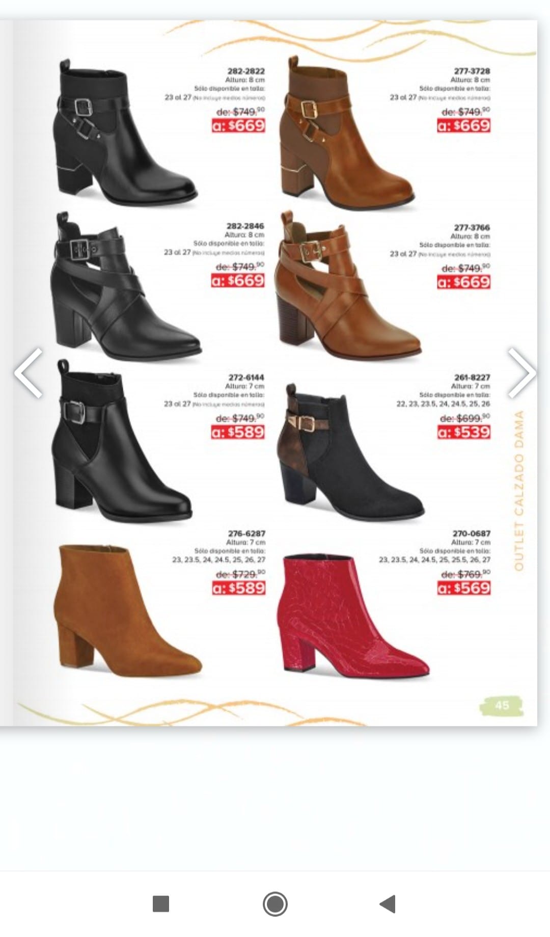 Venta de calzado por catalogo