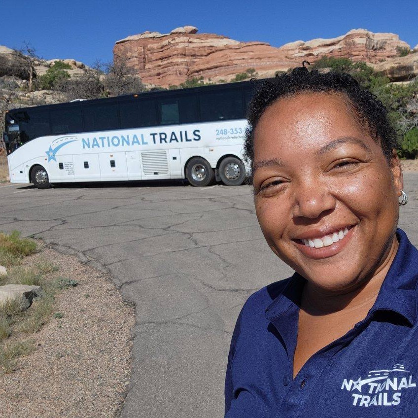 💙🌄 From Captivating Blue Skies to... - National Trails Bus