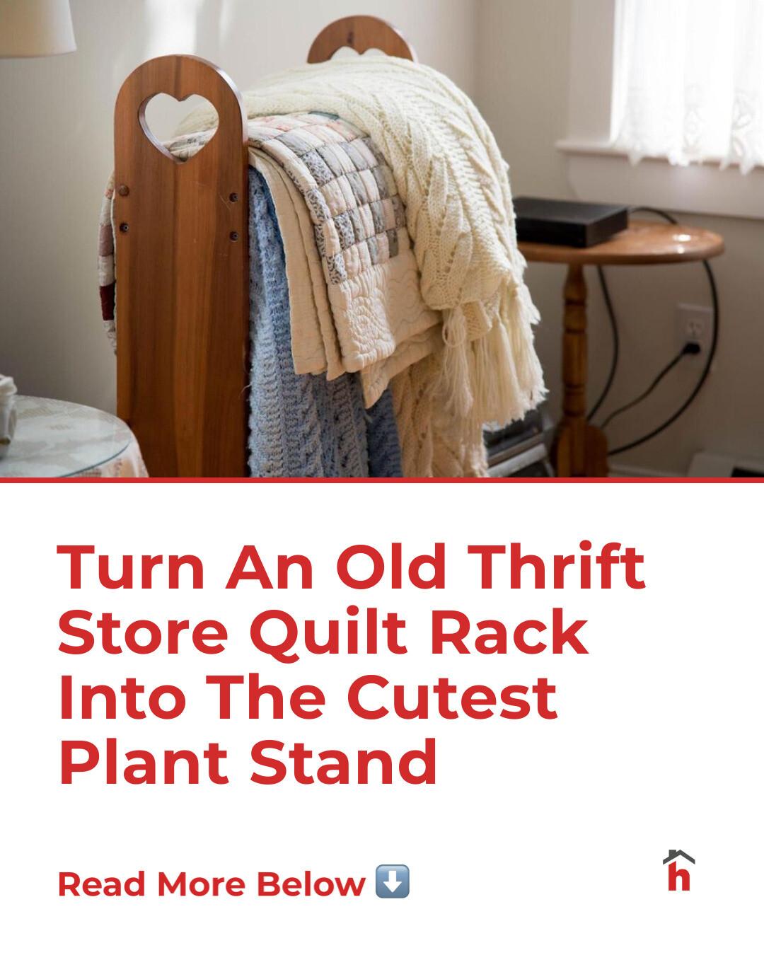 House Digest - An old quilt rack can be repurposed into a... | Facebook