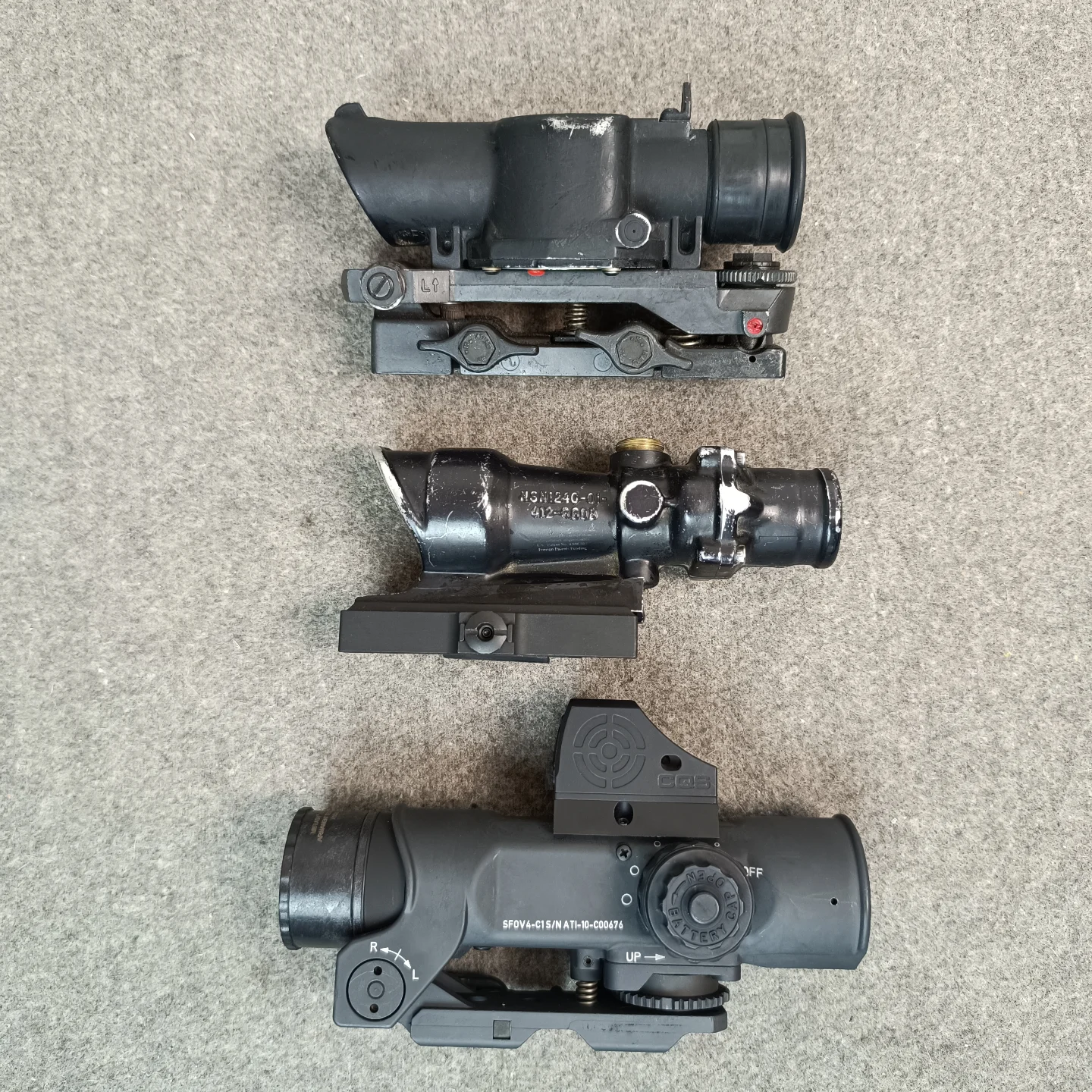 Difference between an elcan compared to a trijicon acog?