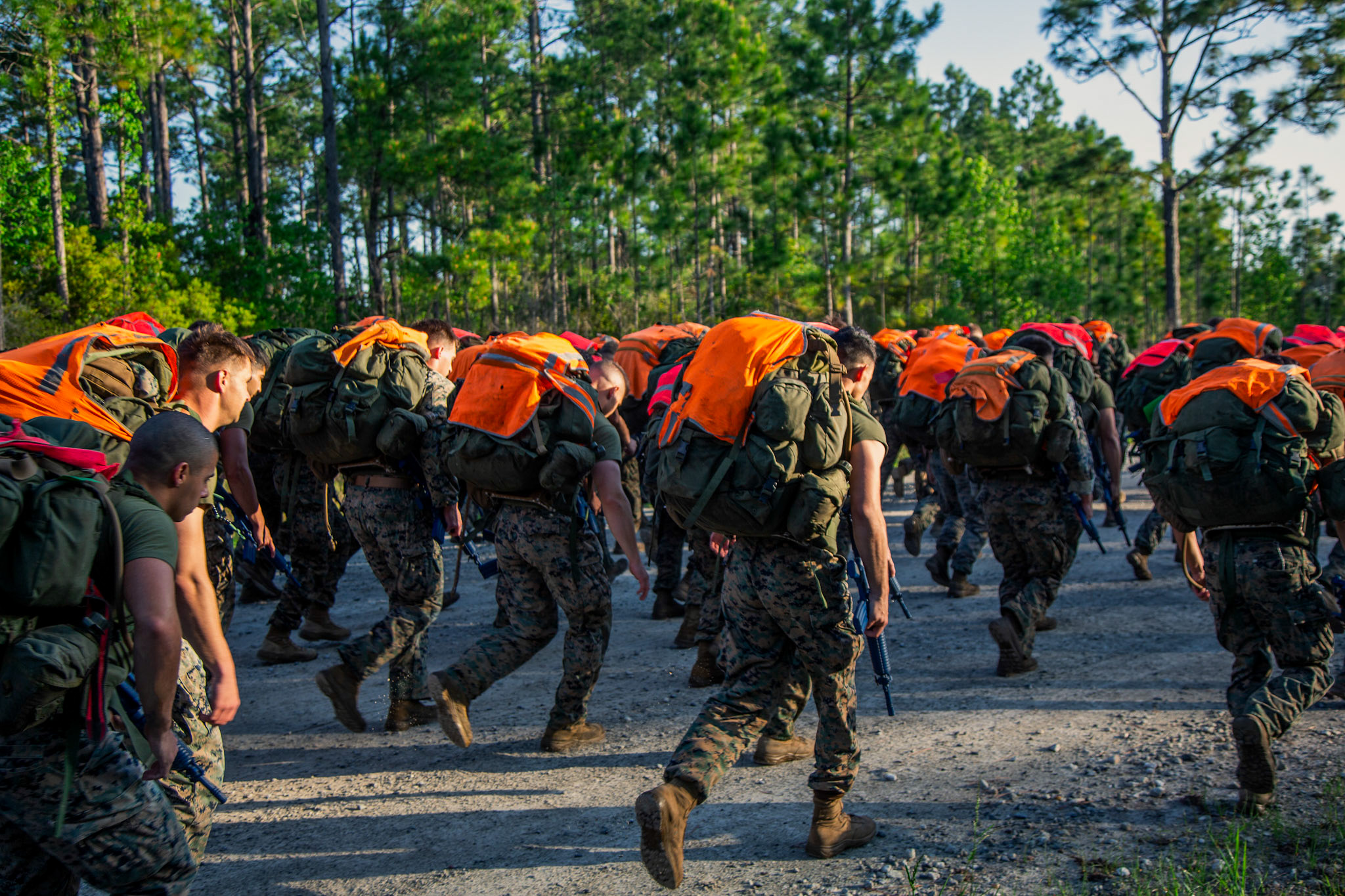 Marine - The weight on your back is nothing compared to the weight of ...