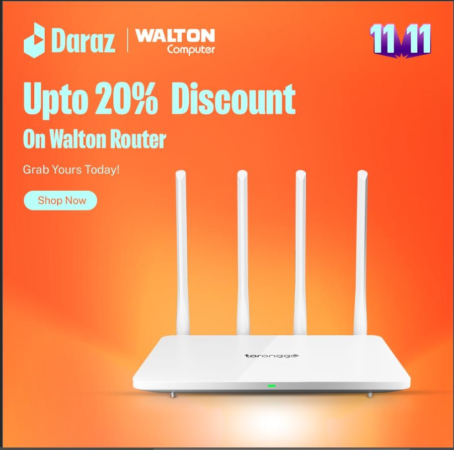 Walton Computer - Daraz 11.11 campaign-এ ওয়ালটন রাউটারে পাচ্ছেন বিশাল ...