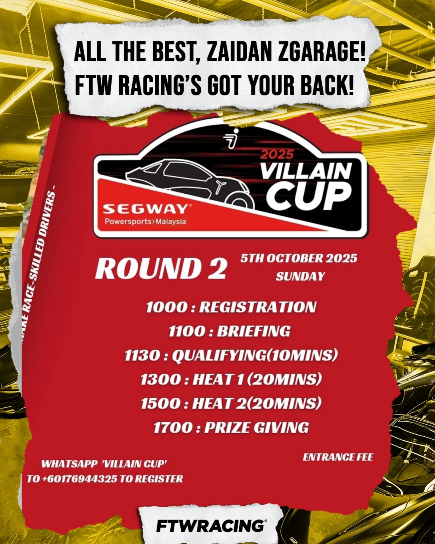 FTW Racing - 🚗💨 Ready, set, conquer! Best of luck to... | Facebook