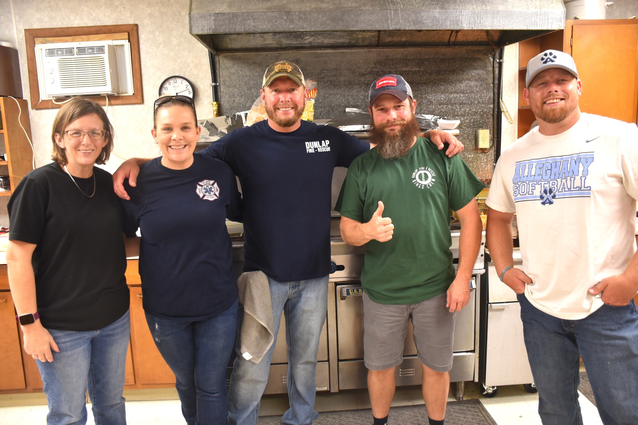 The Alleghany - Cooking up some great eats last night were (from L-R ...