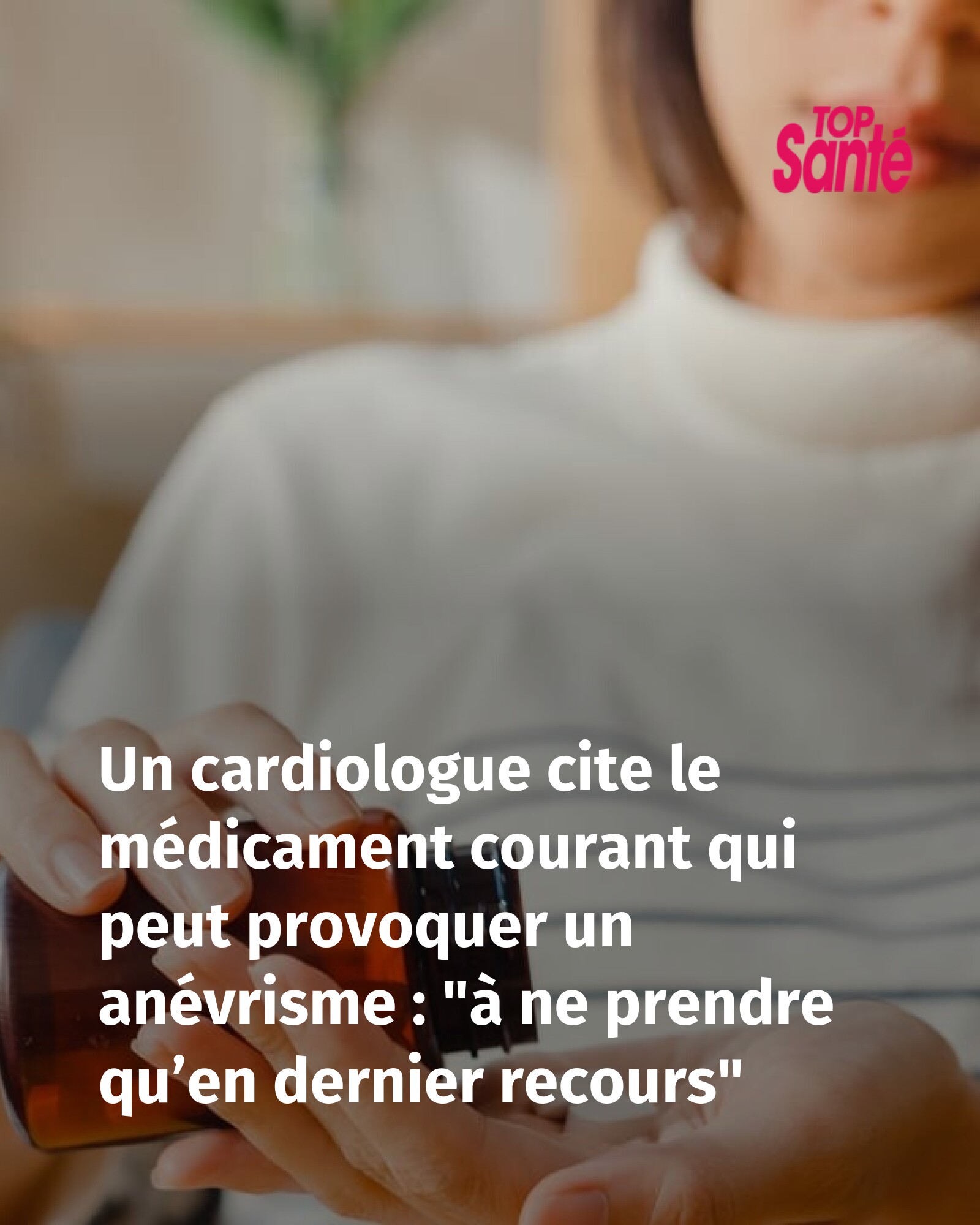 Top - Attention : un médicament courant pourrait augmenter le risque d ...