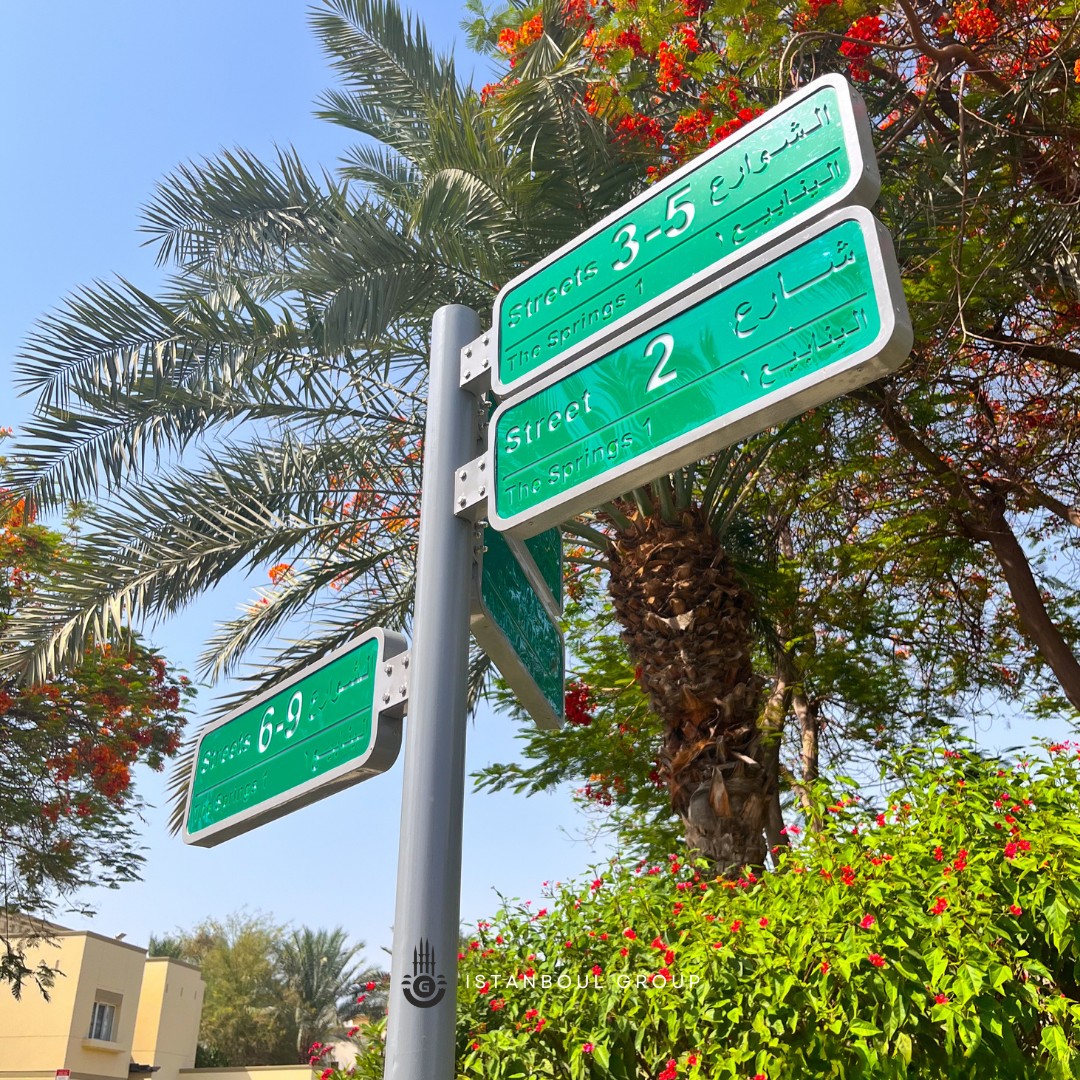 Istanbul Group - Our wayfinding signage project at Springs...