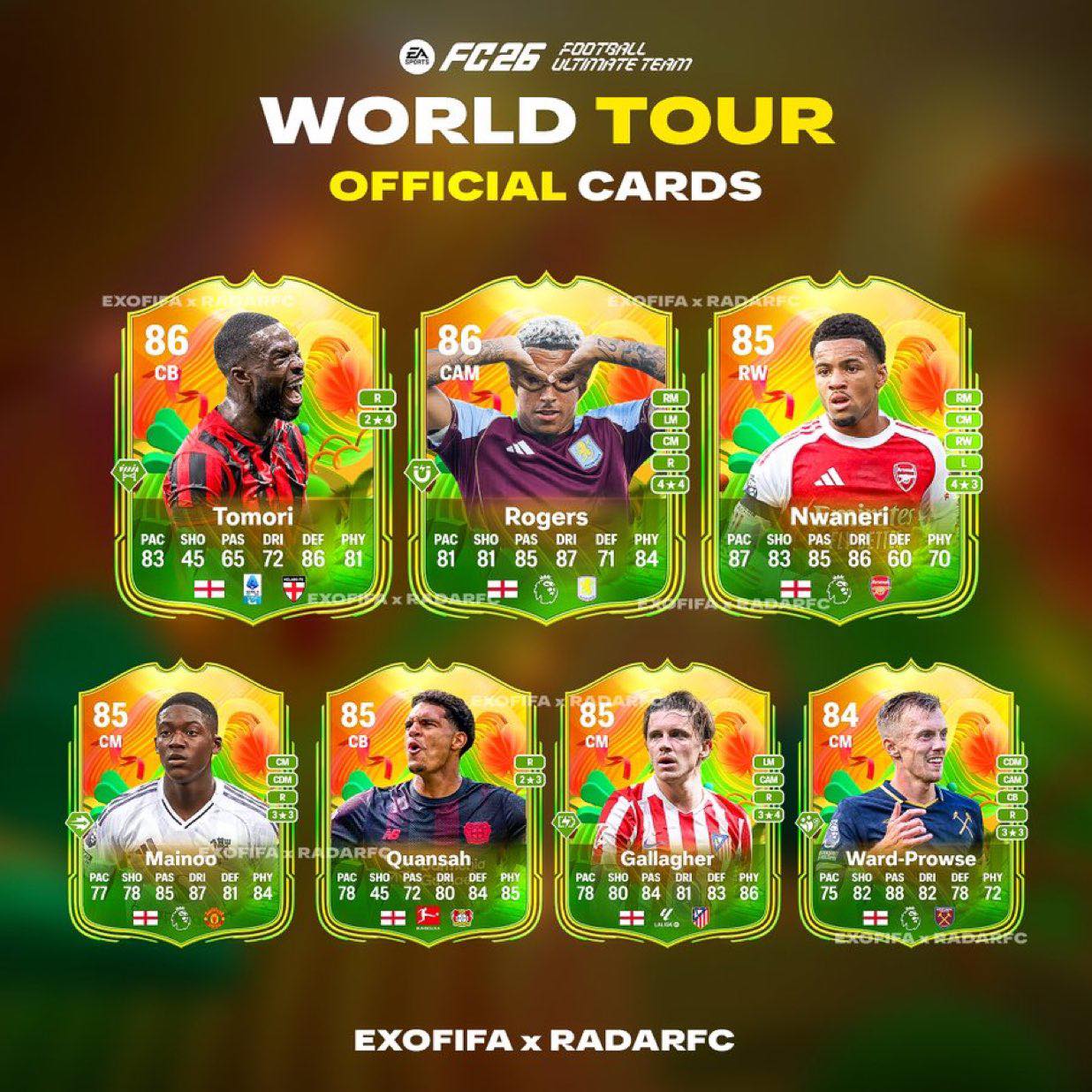 Fifa UT Posting - Cartas World Tour oficiales!!! 🤩 #EAFC26 | Facebook
