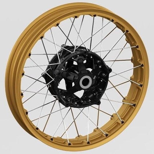 ヘリテイジシリーズのR12はキャストホイールが標準装備。洗車のしやす