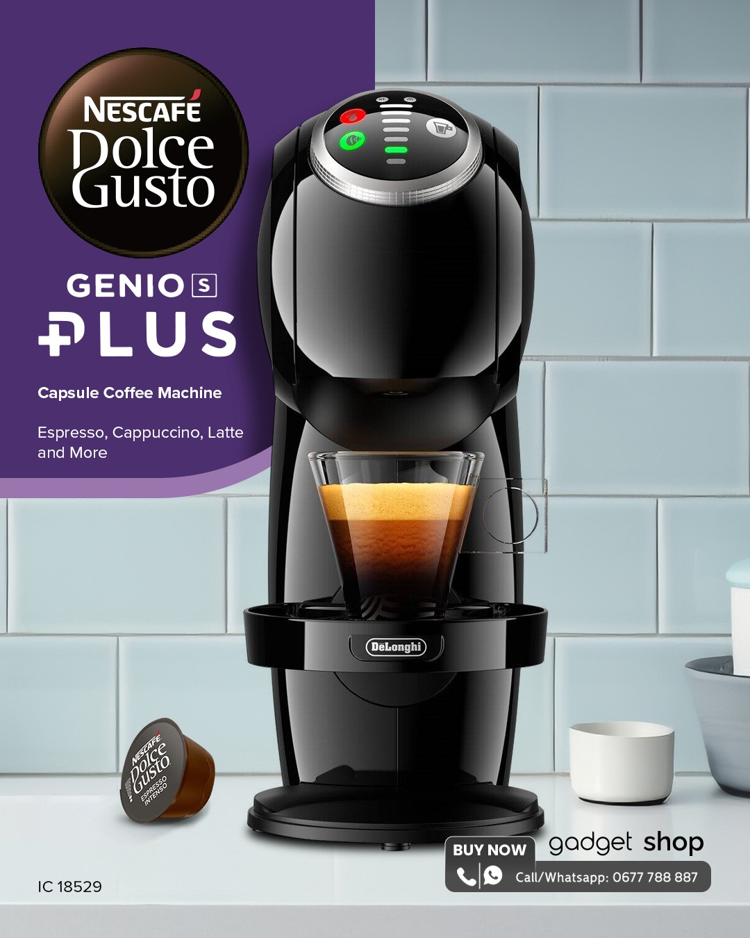 Delonghi NESCAF Dolce Gusto Piccolo XS, white - Capsule machine, EDG110 WB