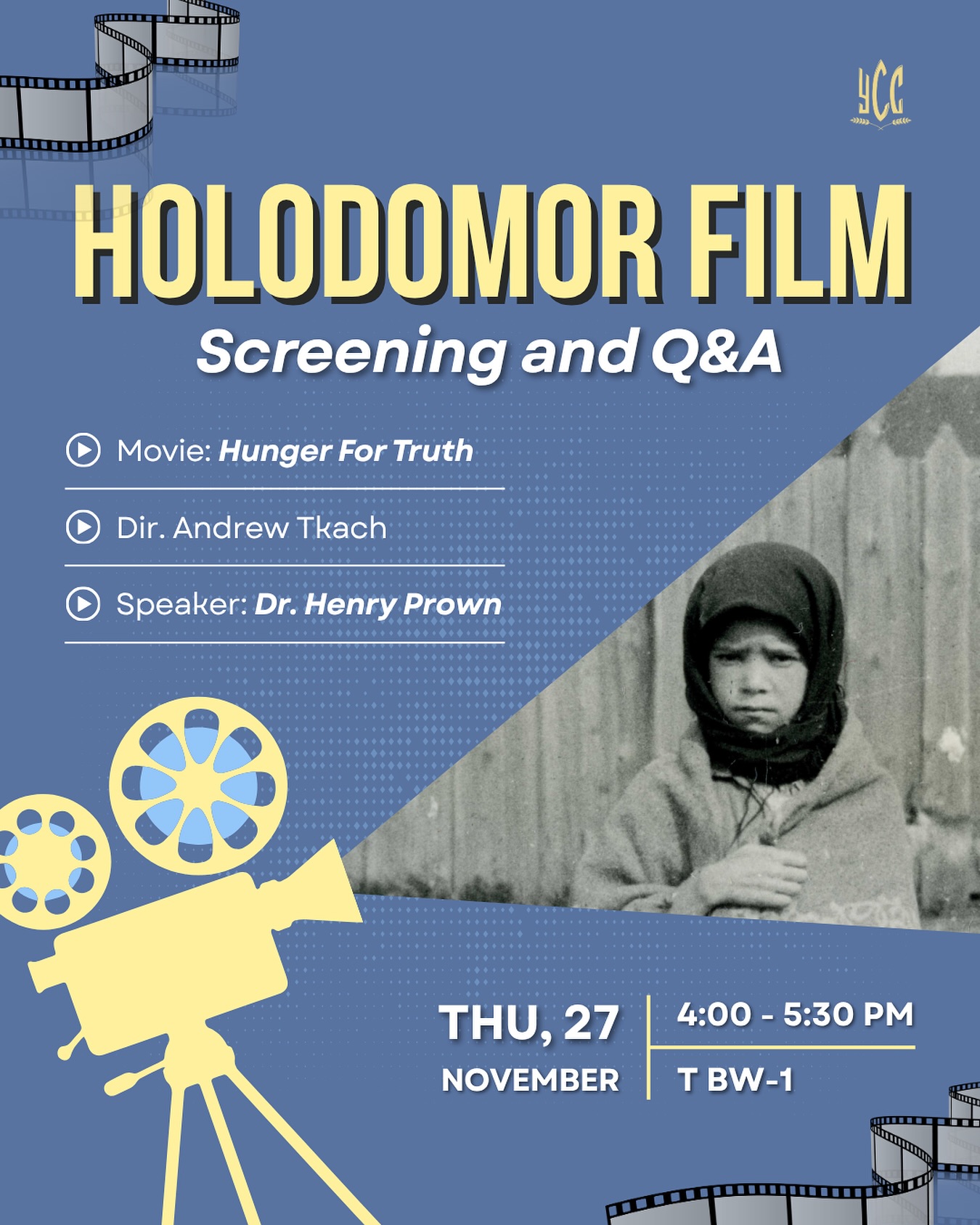 Ukrainian - Holodomor Film Screening and Q&A🎬 Join us for a powerful ...