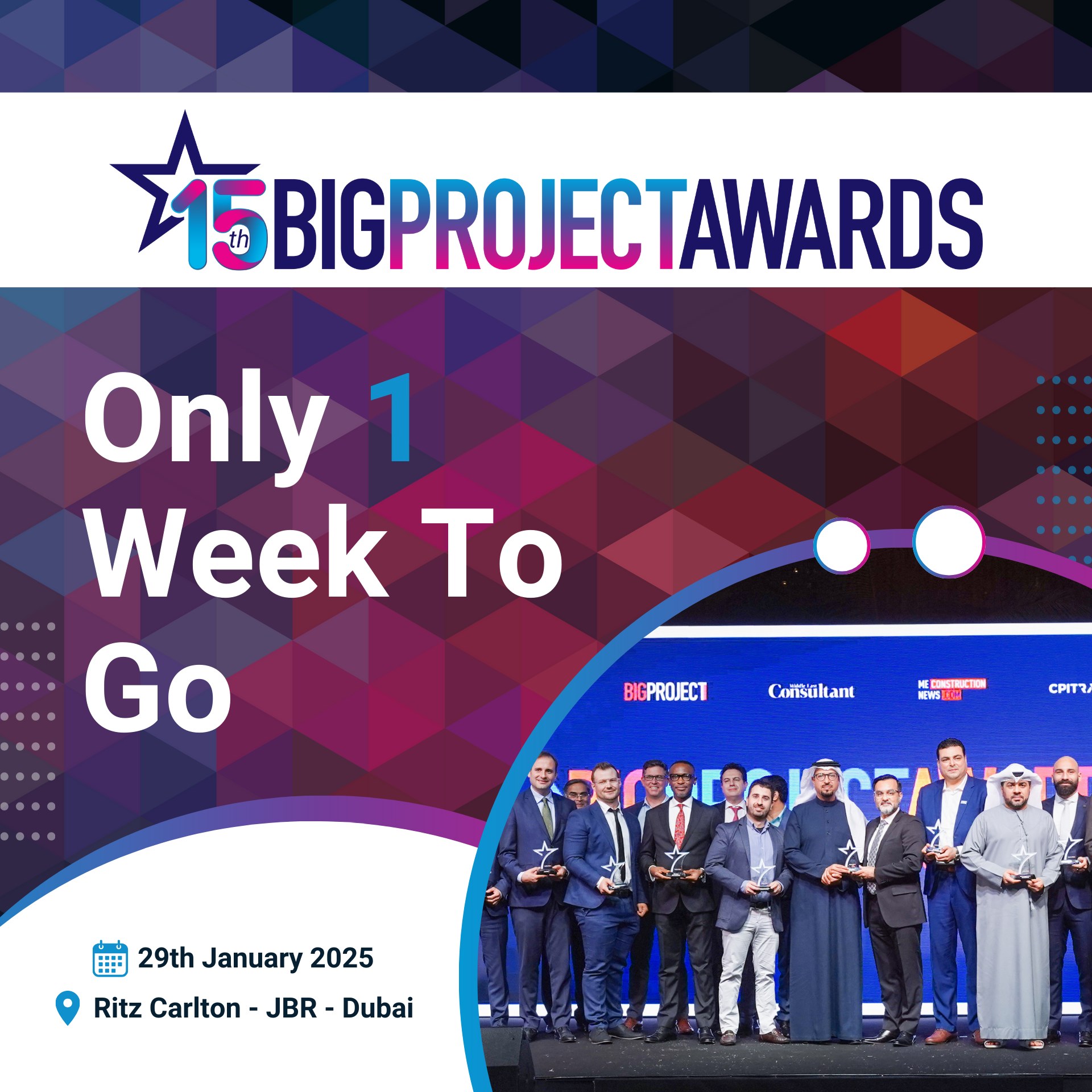 🚨 Just 1 Week to Go! 🚨 The Big... - ME Construction News | Facebook