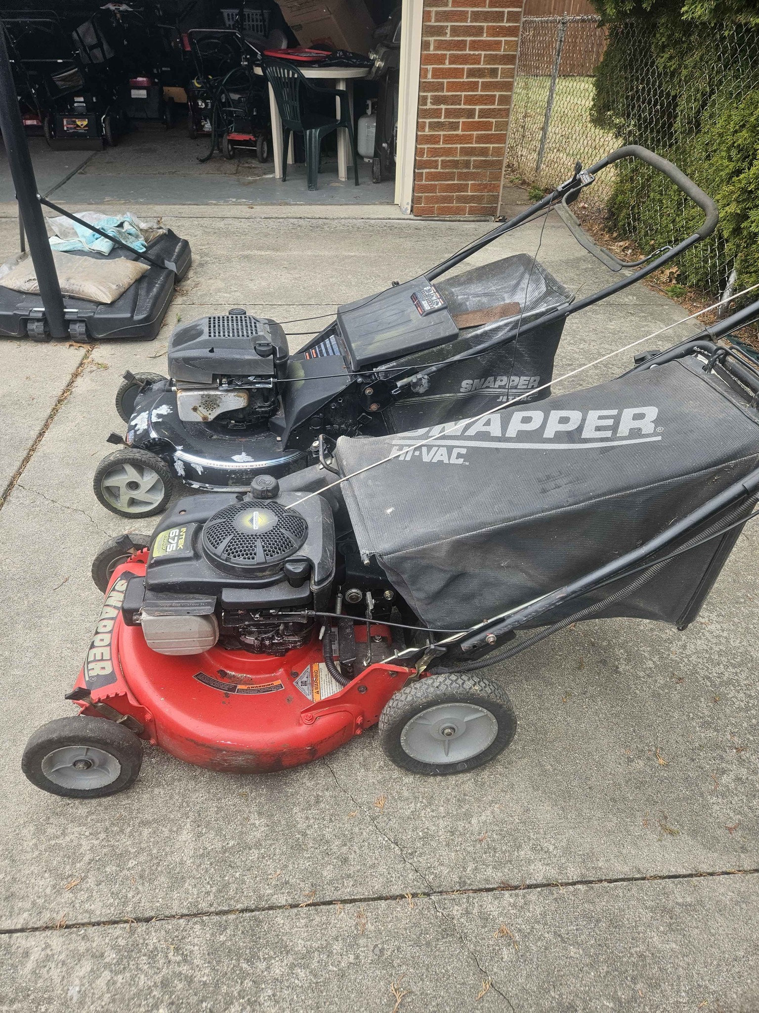 2 snapper lawnmowers parts or repair - Lawn Mowers - Center Line ...