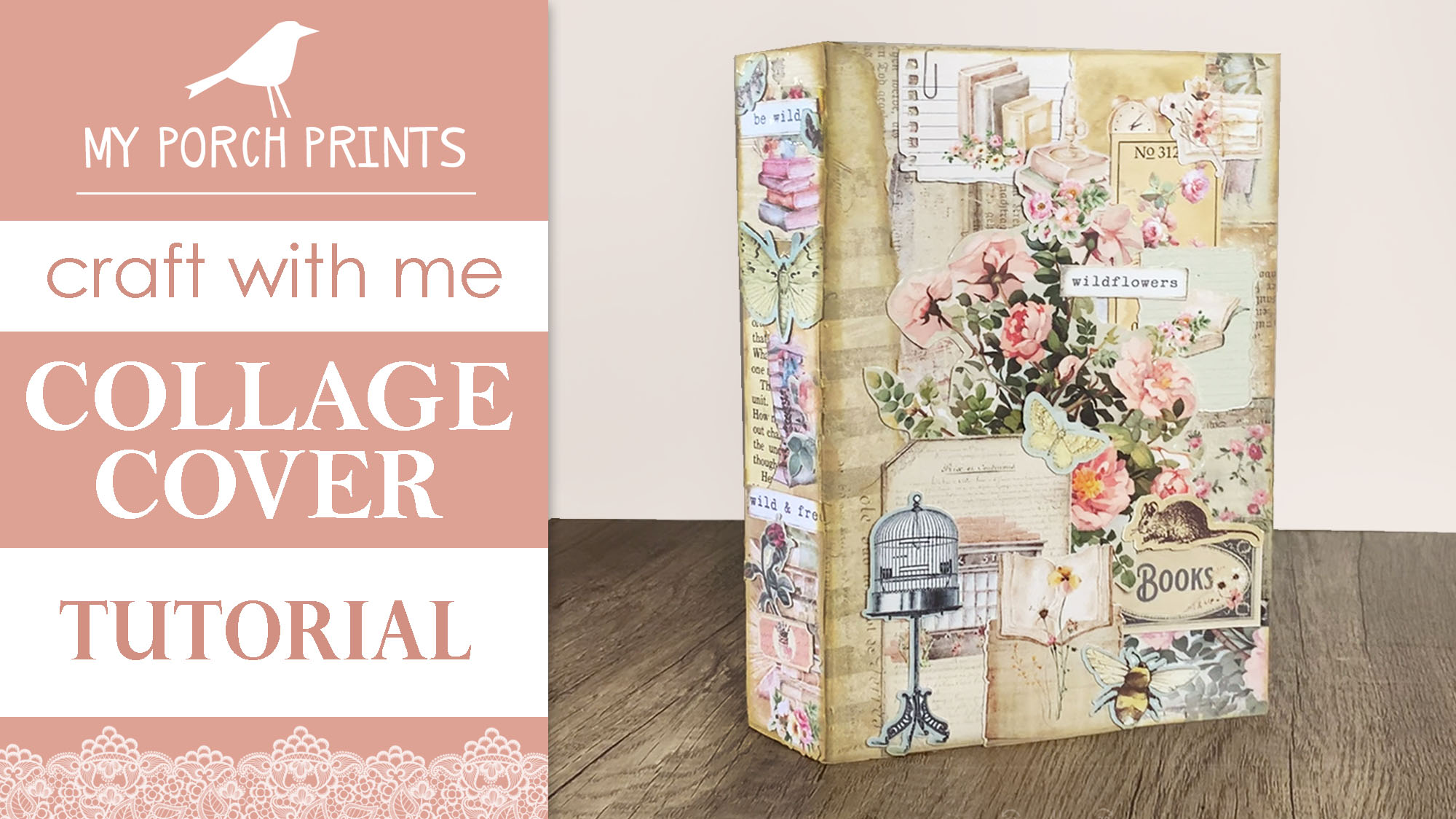 Junk Journal Ideas: My Porch Prints - TUTORIAL! 🥰 Follow along with ...