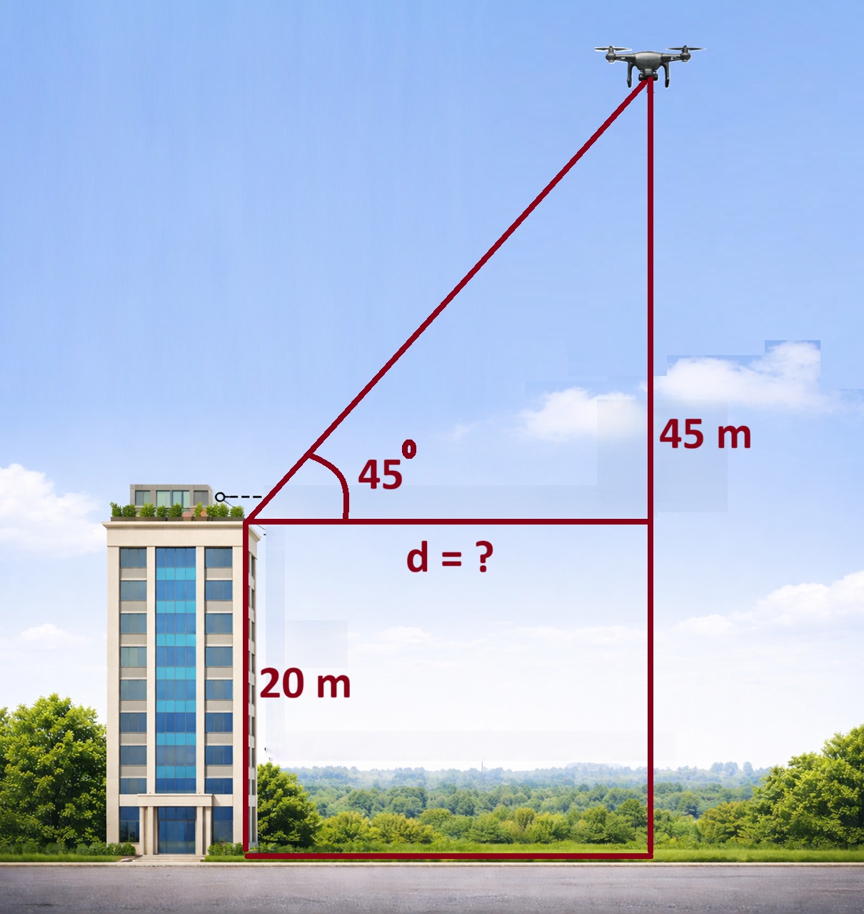 Maths & Science - From the top of a building 20 m high,... | Facebook