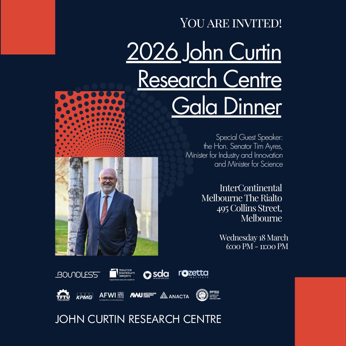 We are delighted to announce... - John Curtin Research Centre | Facebook
