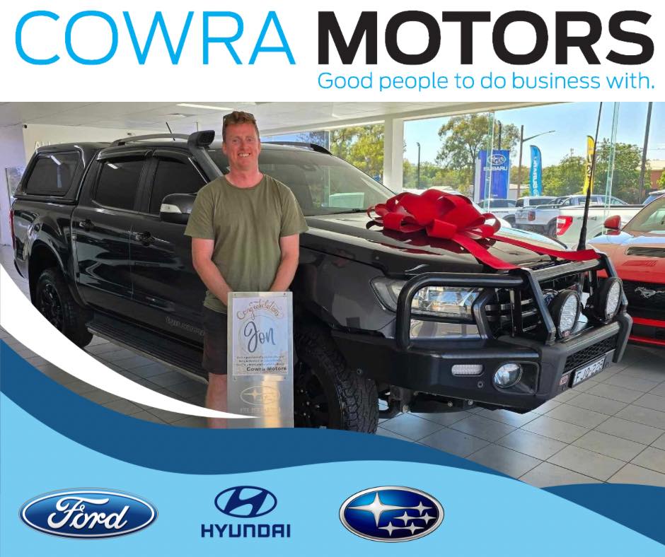 Cowra - 🎉Congratulations to Jon on the purchase of your Ford Ranger! 🛻 ...