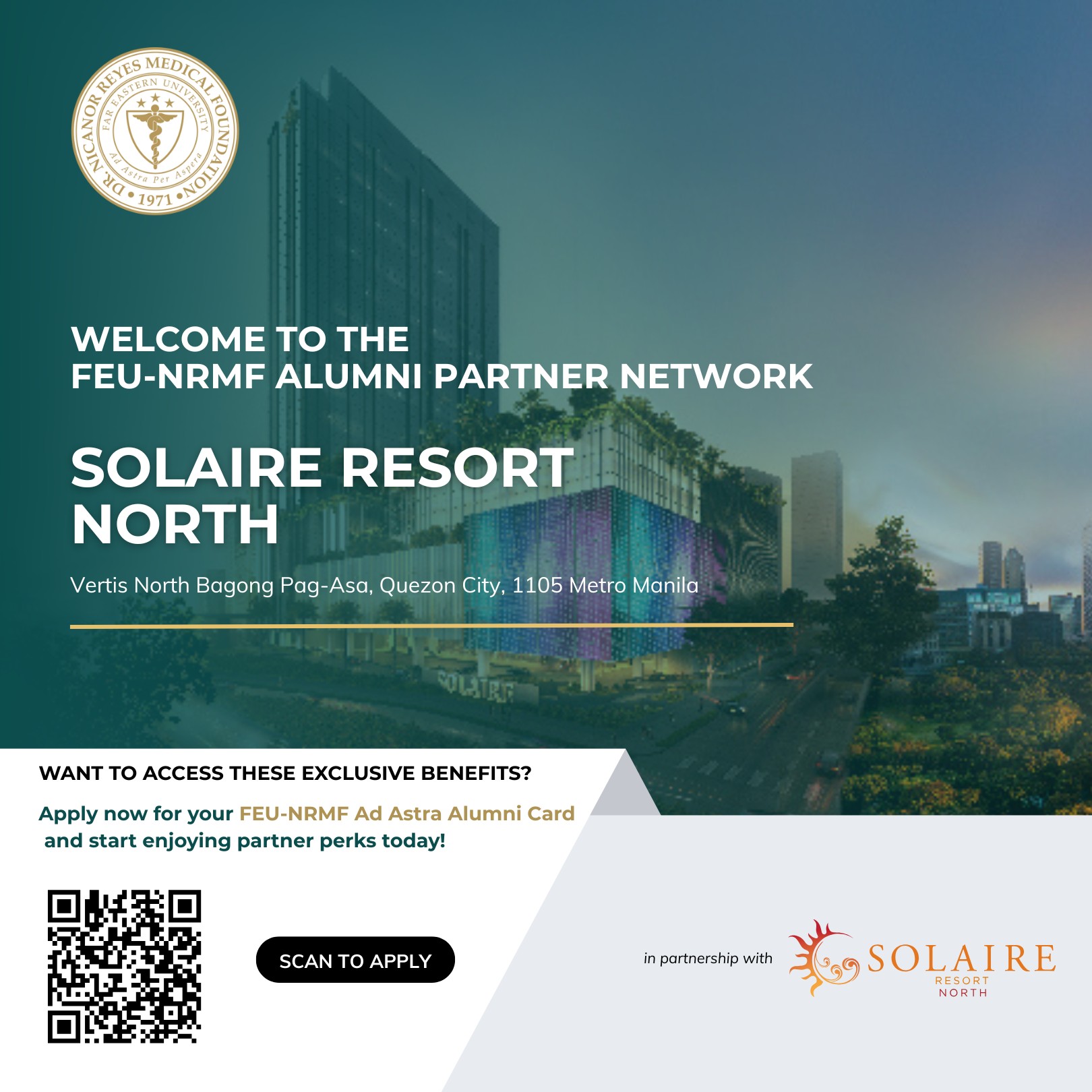 Far - Welcome to the FEU-NRMF Alumni Partner Network! We are thrilled ...
