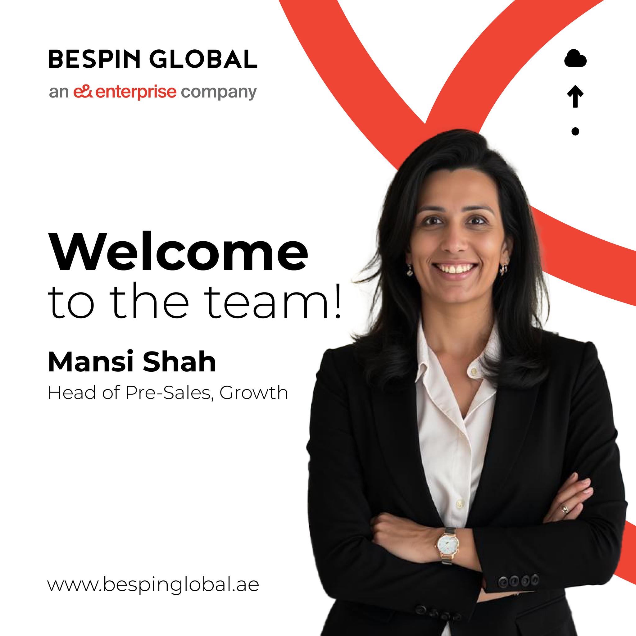 Bespin - We're thrilled to announce the appointment of Mansi Shah ...