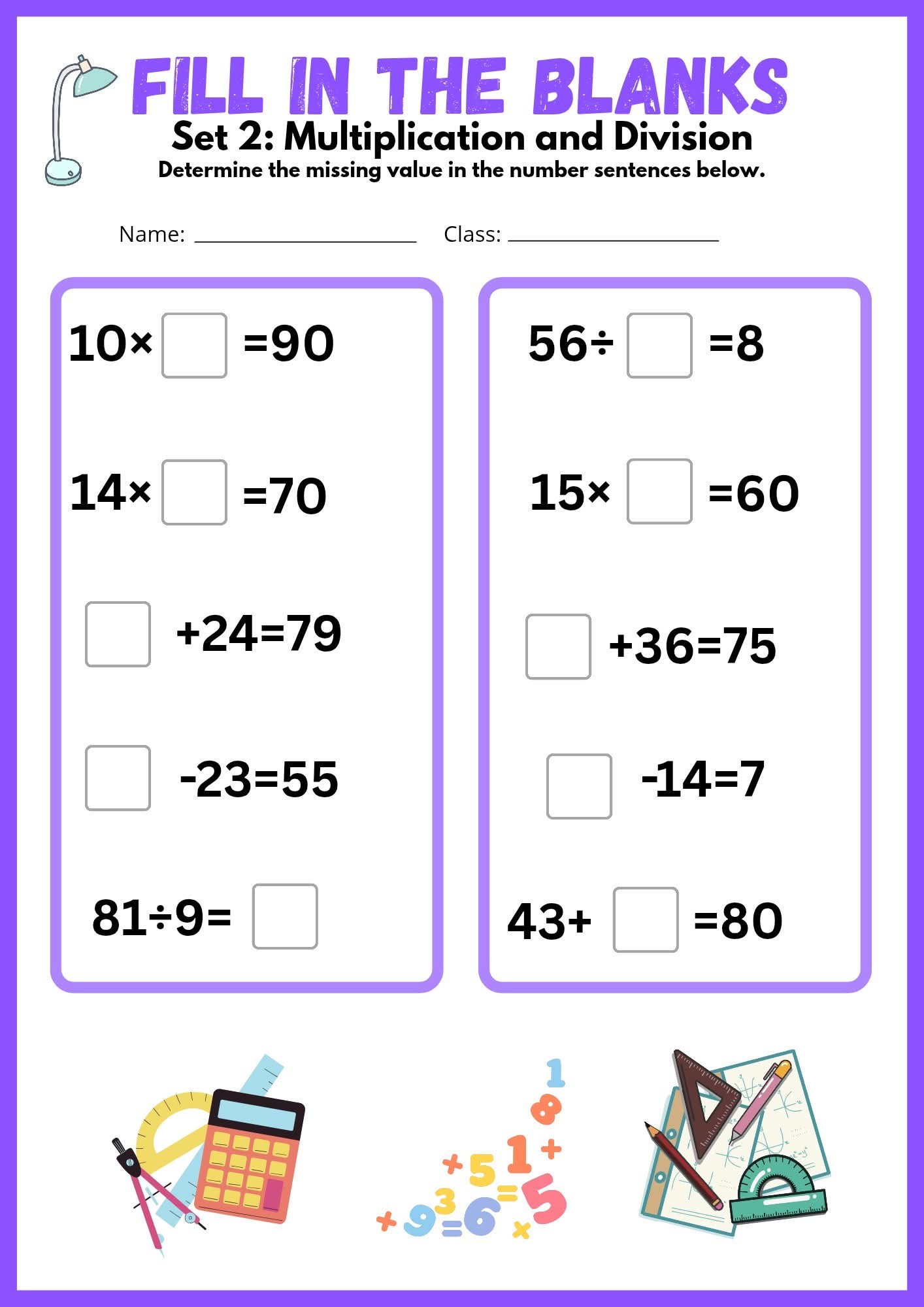 Maths worksheets Follow Divine... - Divine Light Special | Facebook