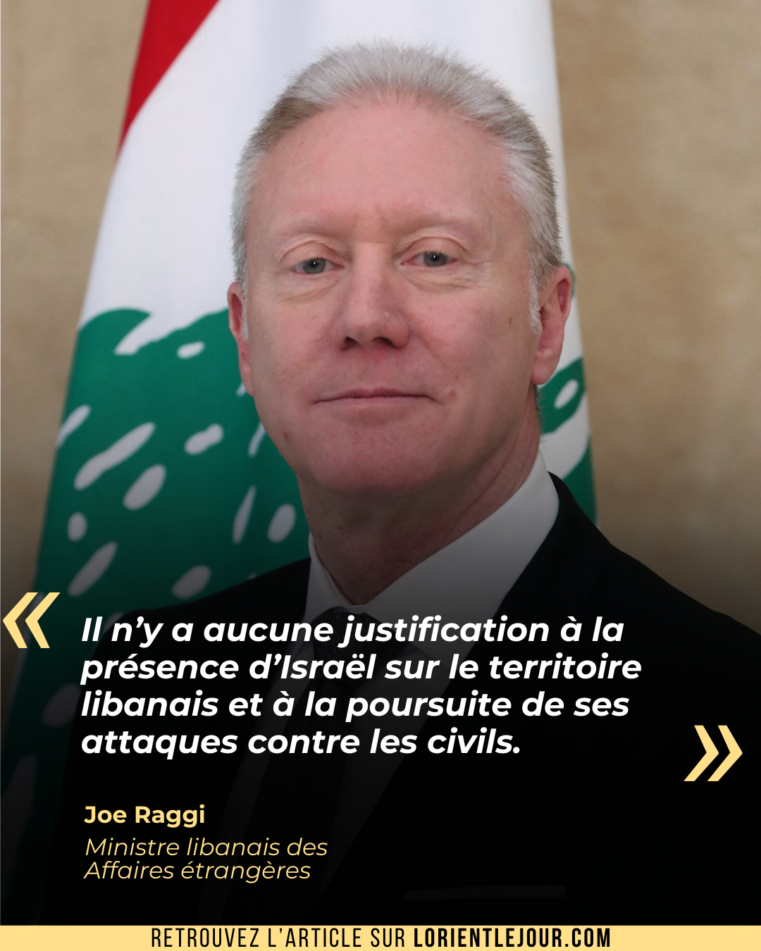 🇱🇧 #Conflit | Déclaration du ministre... - L'Orient-Le Jour | Facebook