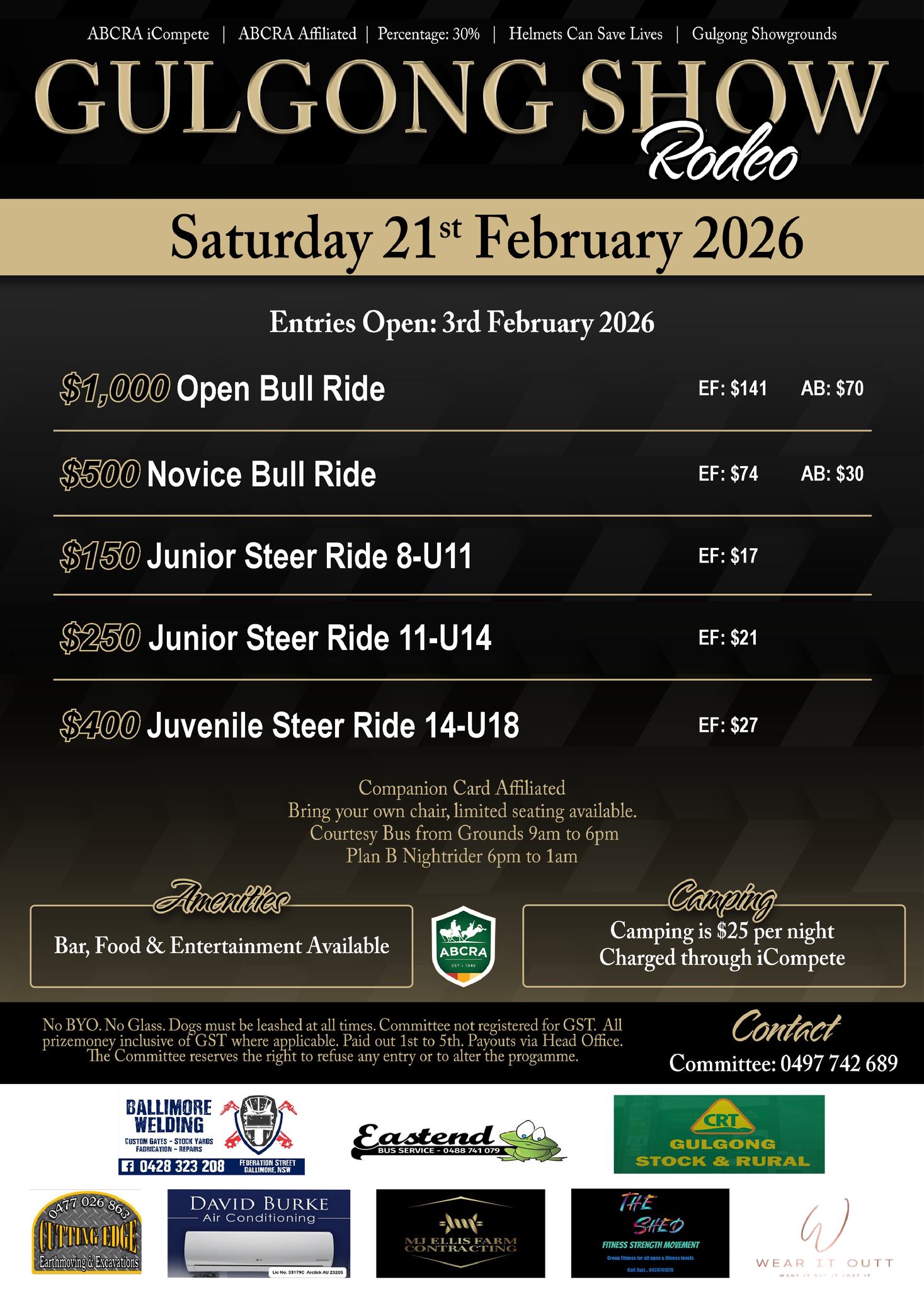 Gulgong - Gulgong Show Rodeo is back for 2026! | Facebook
