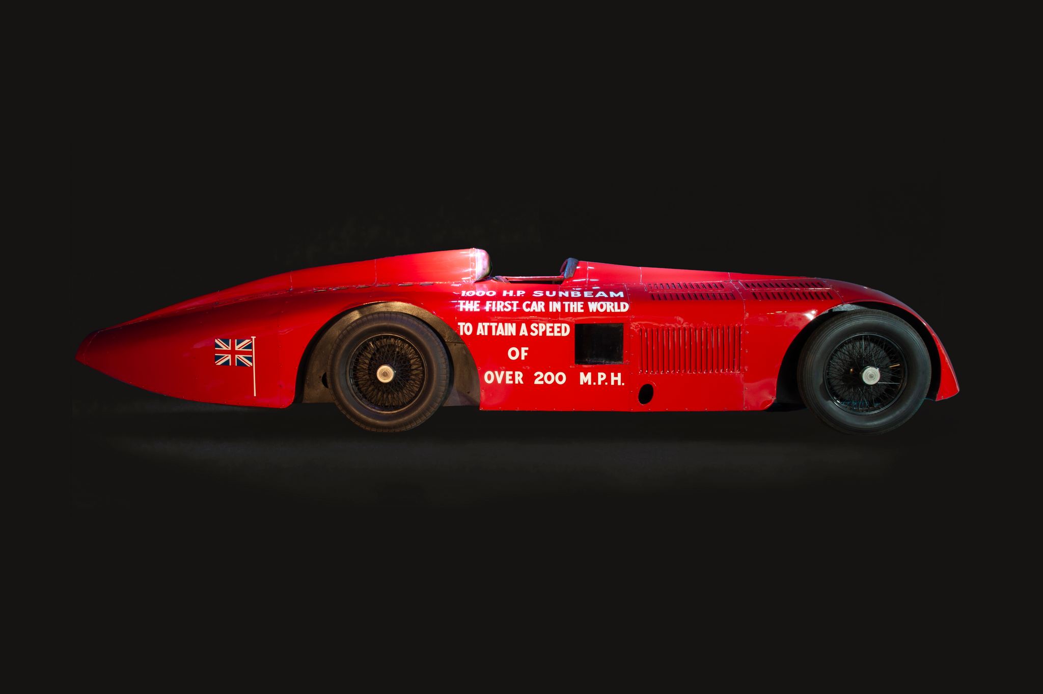 In 1927, the Sunbeam Motor Company sent a car to Daytona Beach and