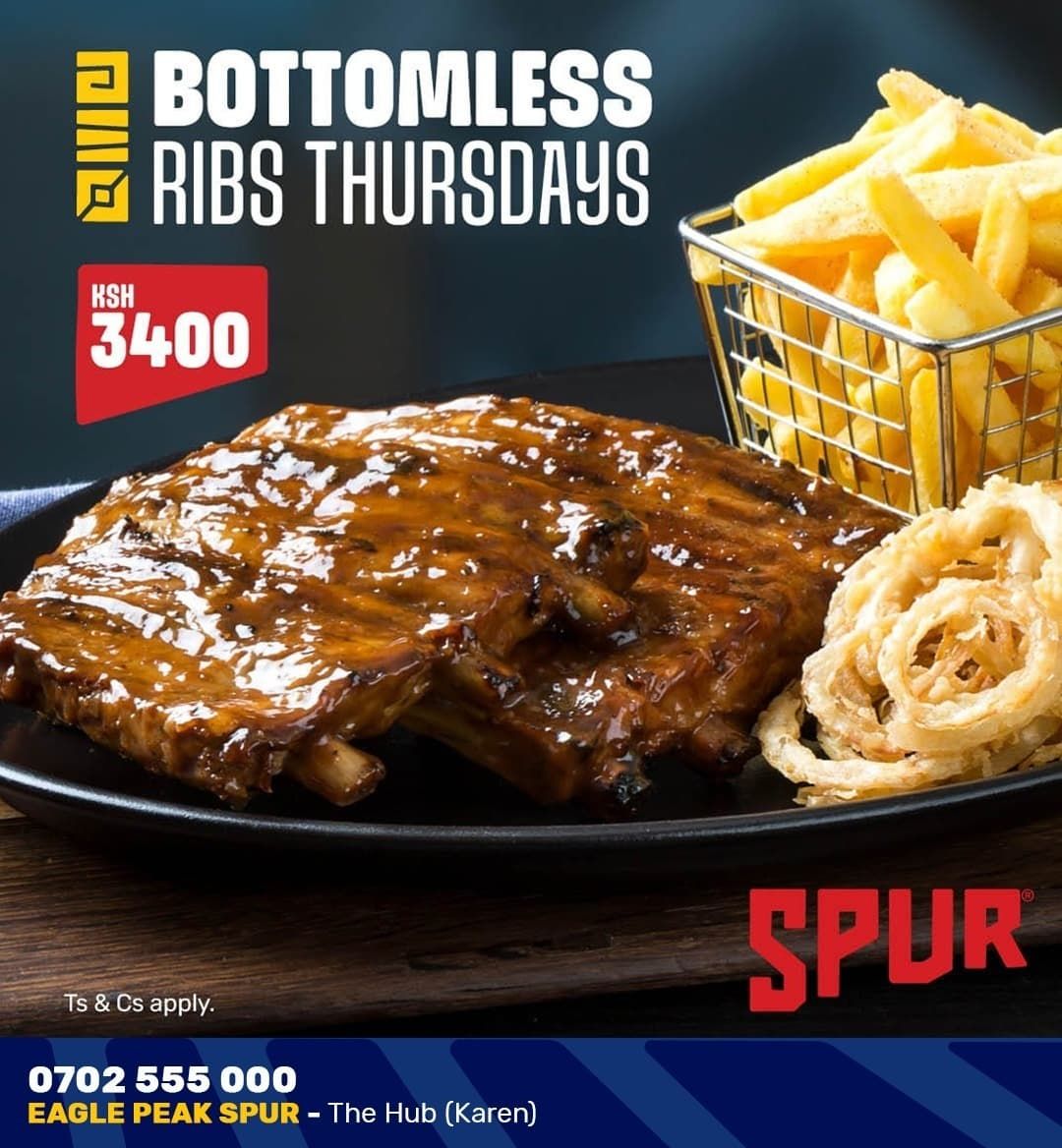 Spur Kenya - Just how much of our mouth-watering pork ribs... | Facebook