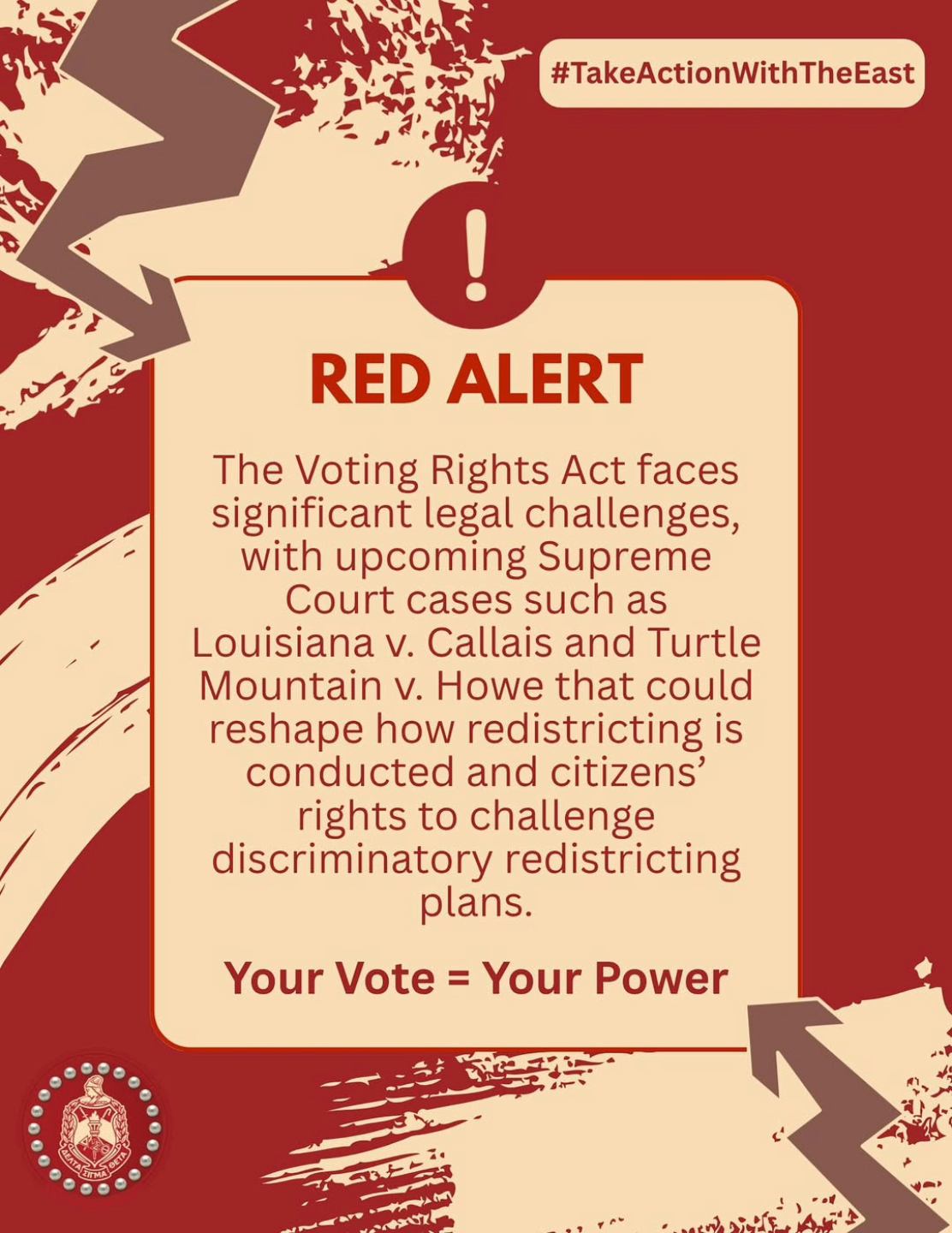 🚨 RED ALERT: The Voting Rights Act of 1965 is under threat. The ...
