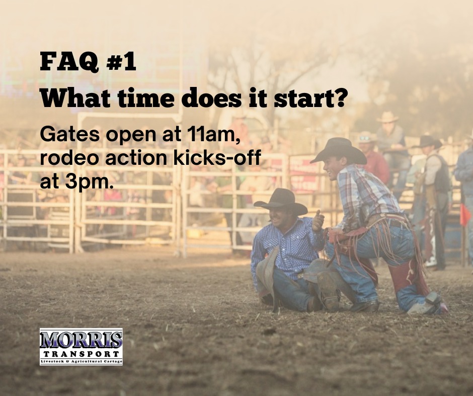 ONE WEEK TO GO 🐮🤠 The countdown is... - Great Western Rodeo | Facebook