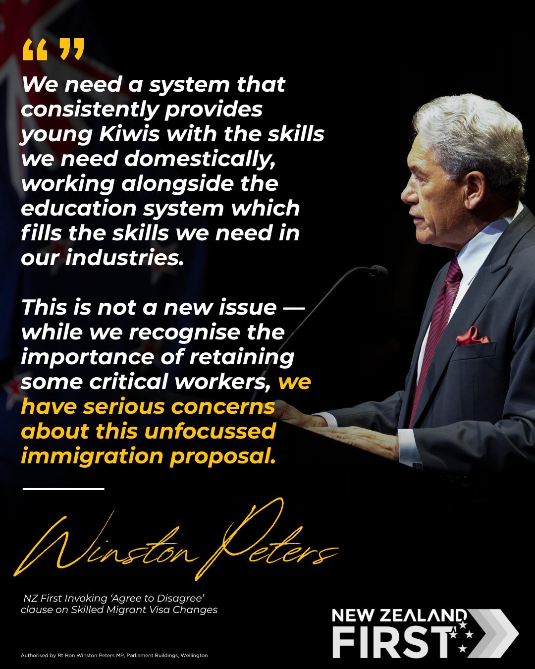 Winston Peters | Facebook