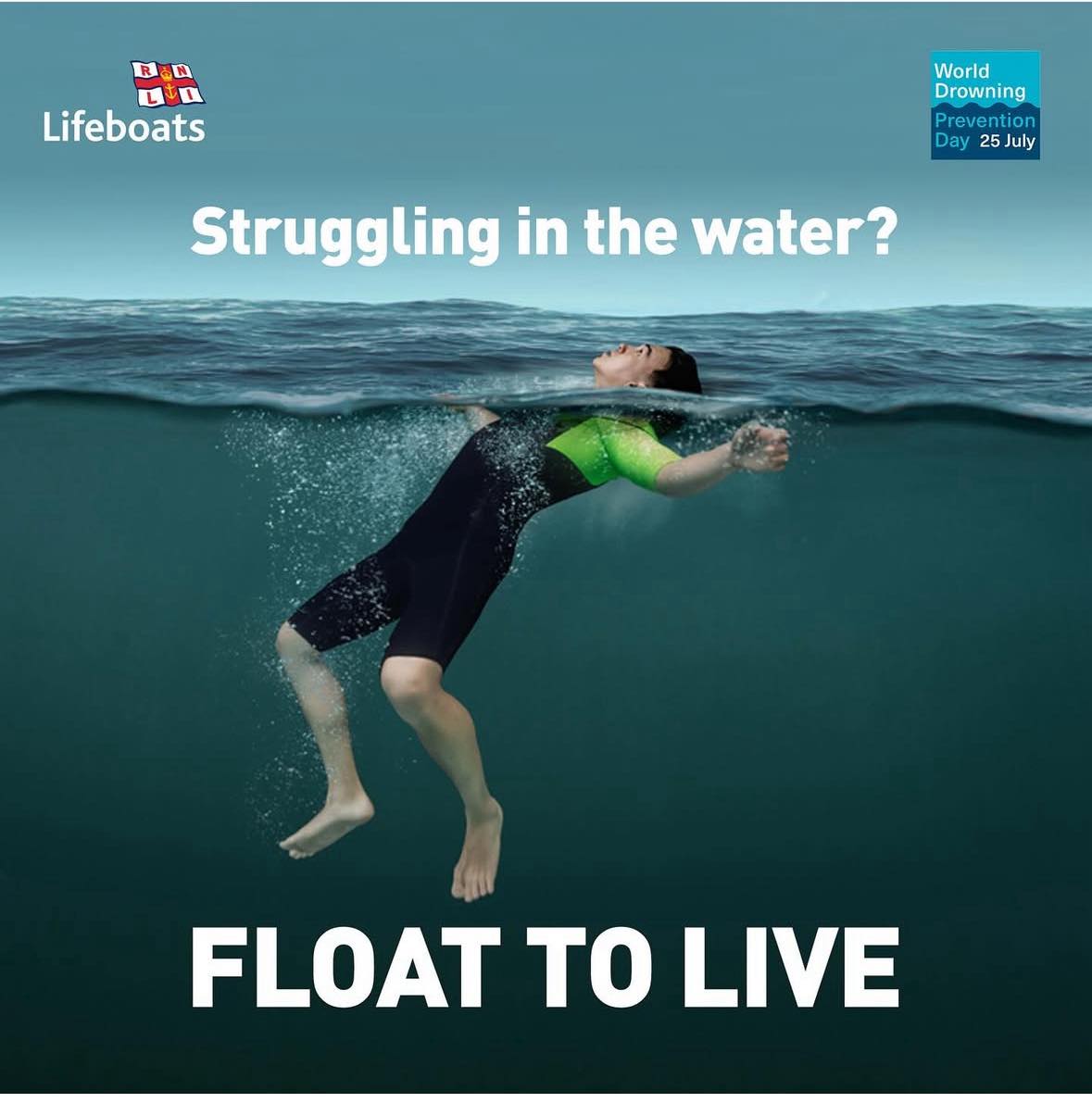 RNLI - Do you know how to #FloatToLive? This World Drowning Prevention ...