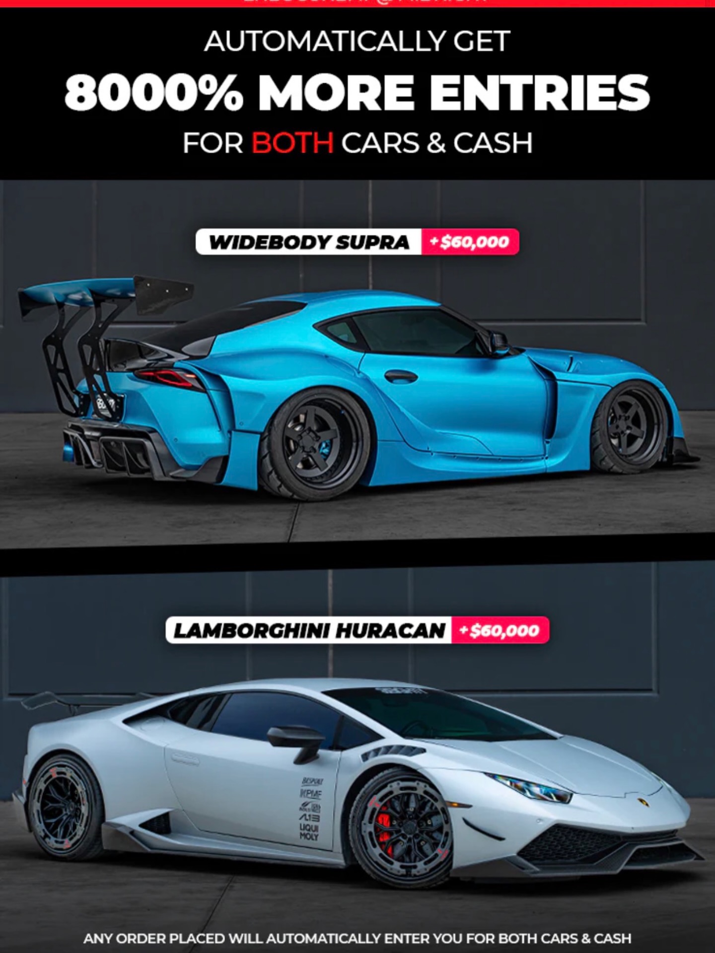 80eighty - Don't watch someone else win it. The Huracan giveaway