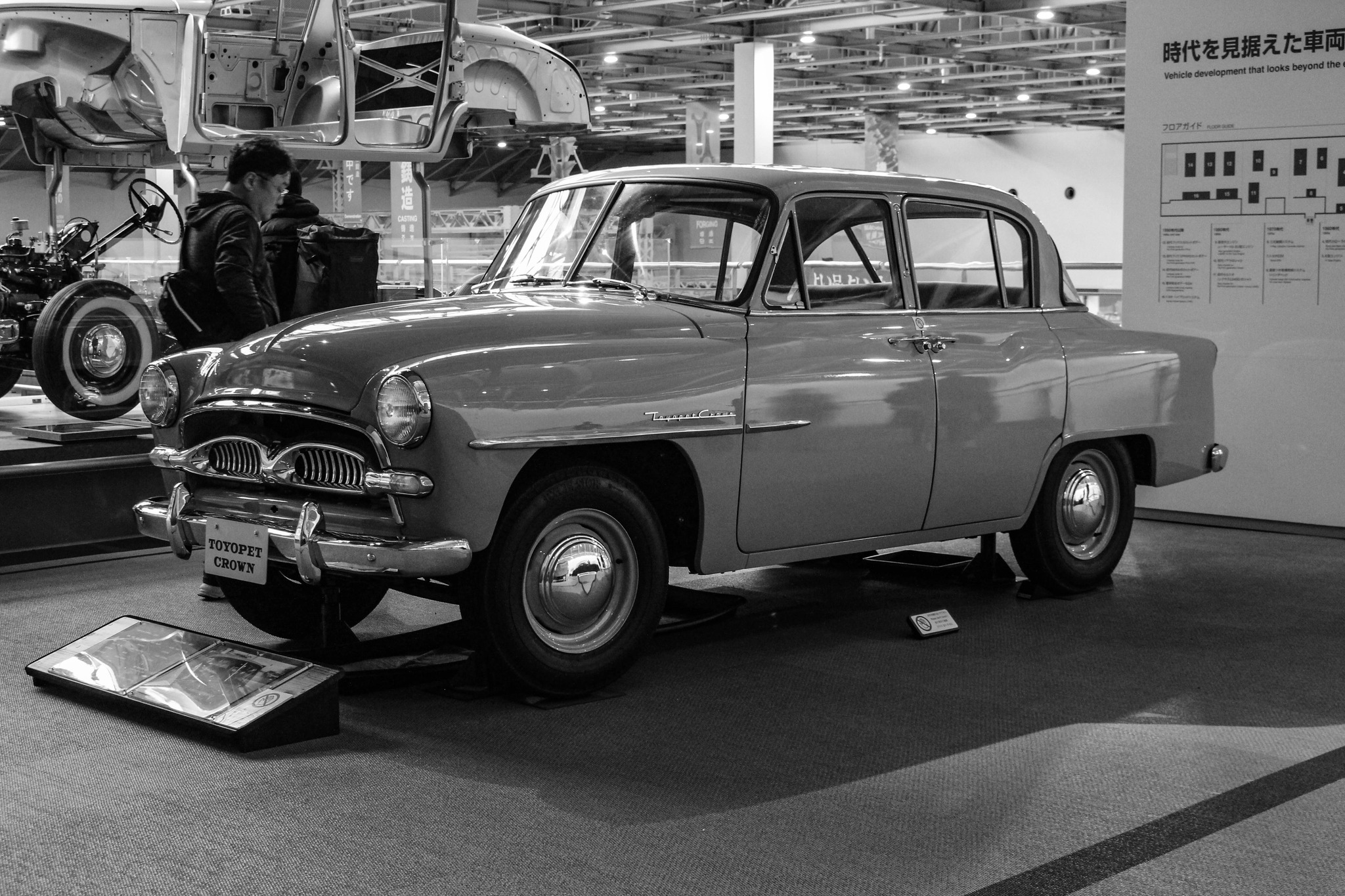 1955 Toyopet Crown at the Toyota Commemorative Museum of Industry