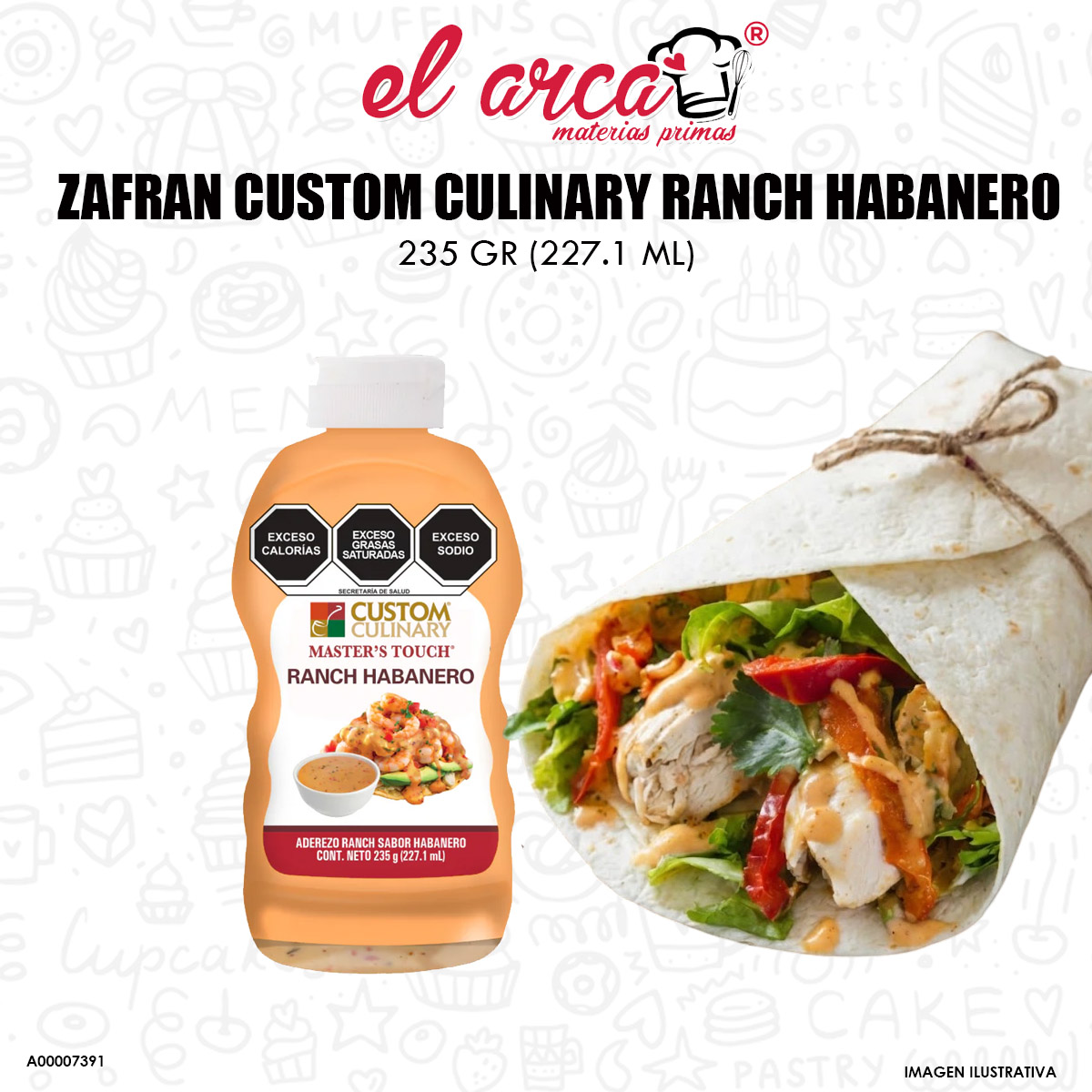 🔥 Ranch Habanero Custom Culinary... - El Arca Materias Primas | Facebook