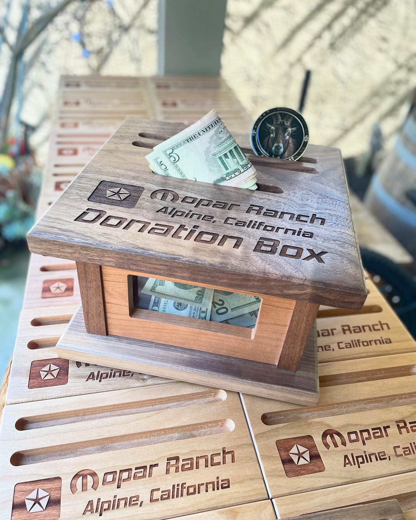 The Goat - A modified mini hat box for another purpose. This one was ...
