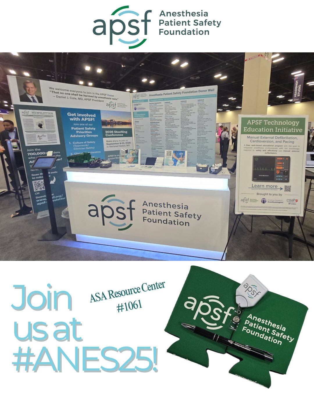 Meet us at... - Anesthesia Patient Safety Foundation (APSF) | Facebook