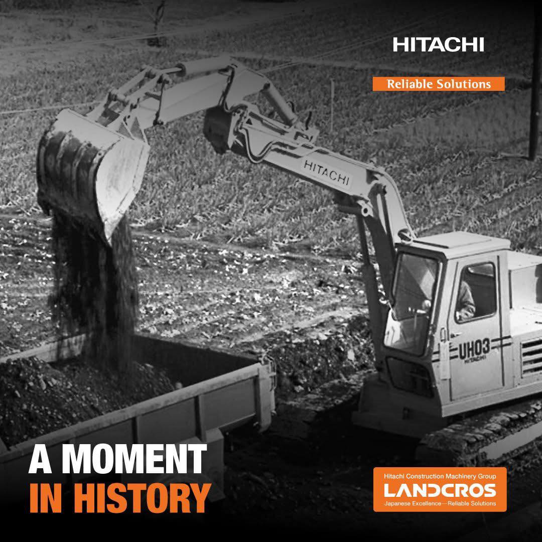 Hitachi - In 1965, Hitachi unveiled the UH03 — Japan’s first fully ...