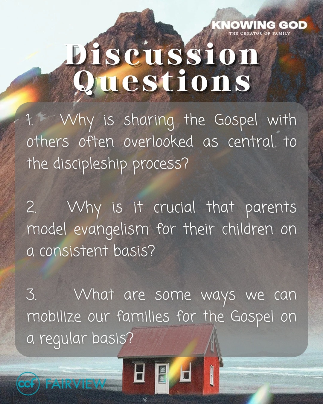 CCF Fairview - A personal relationship with God actually... | Facebook