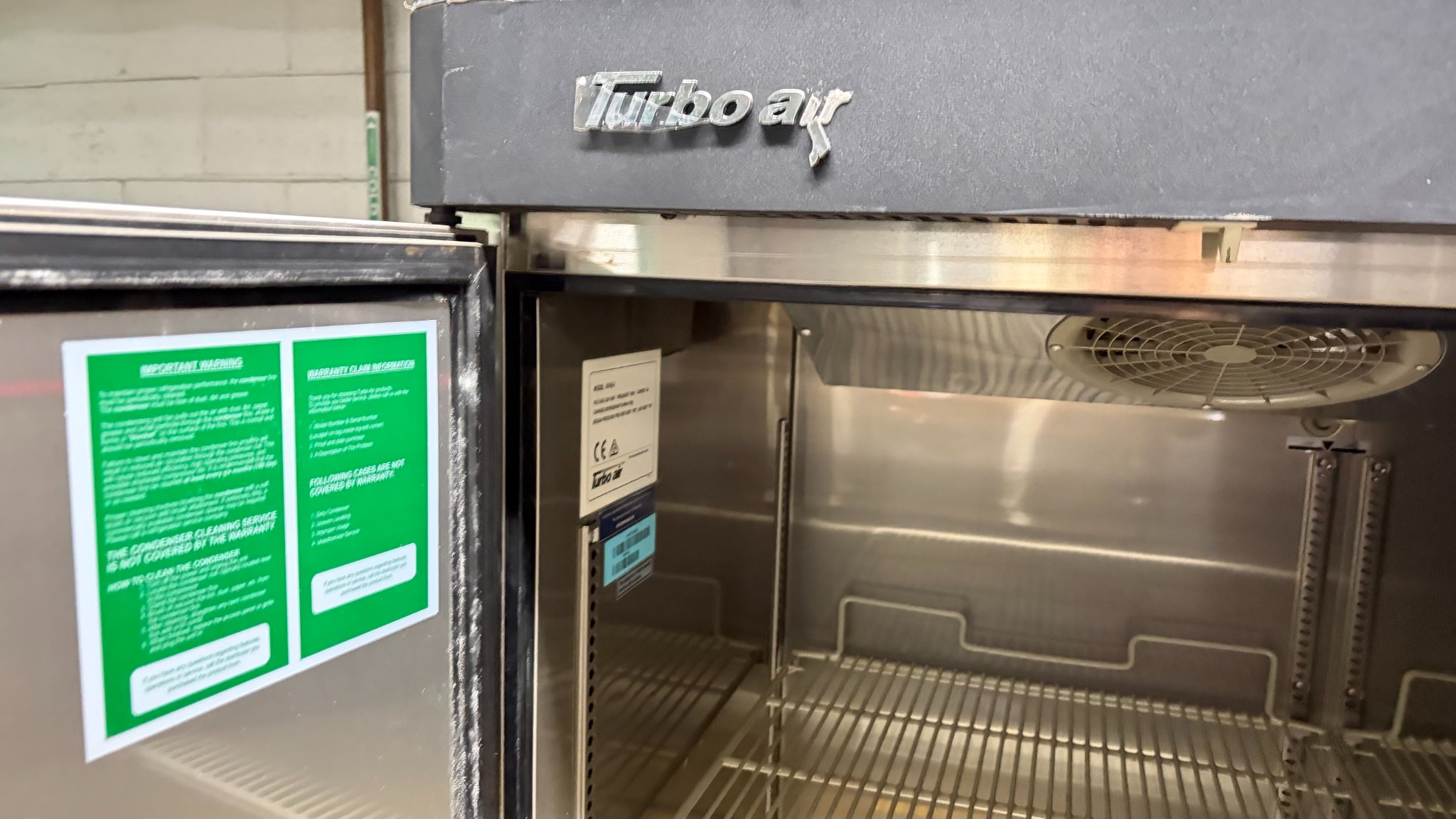 Turbo Air Commercial Upright Freezer KF45-2 – 2 Door – Pickup Only ...