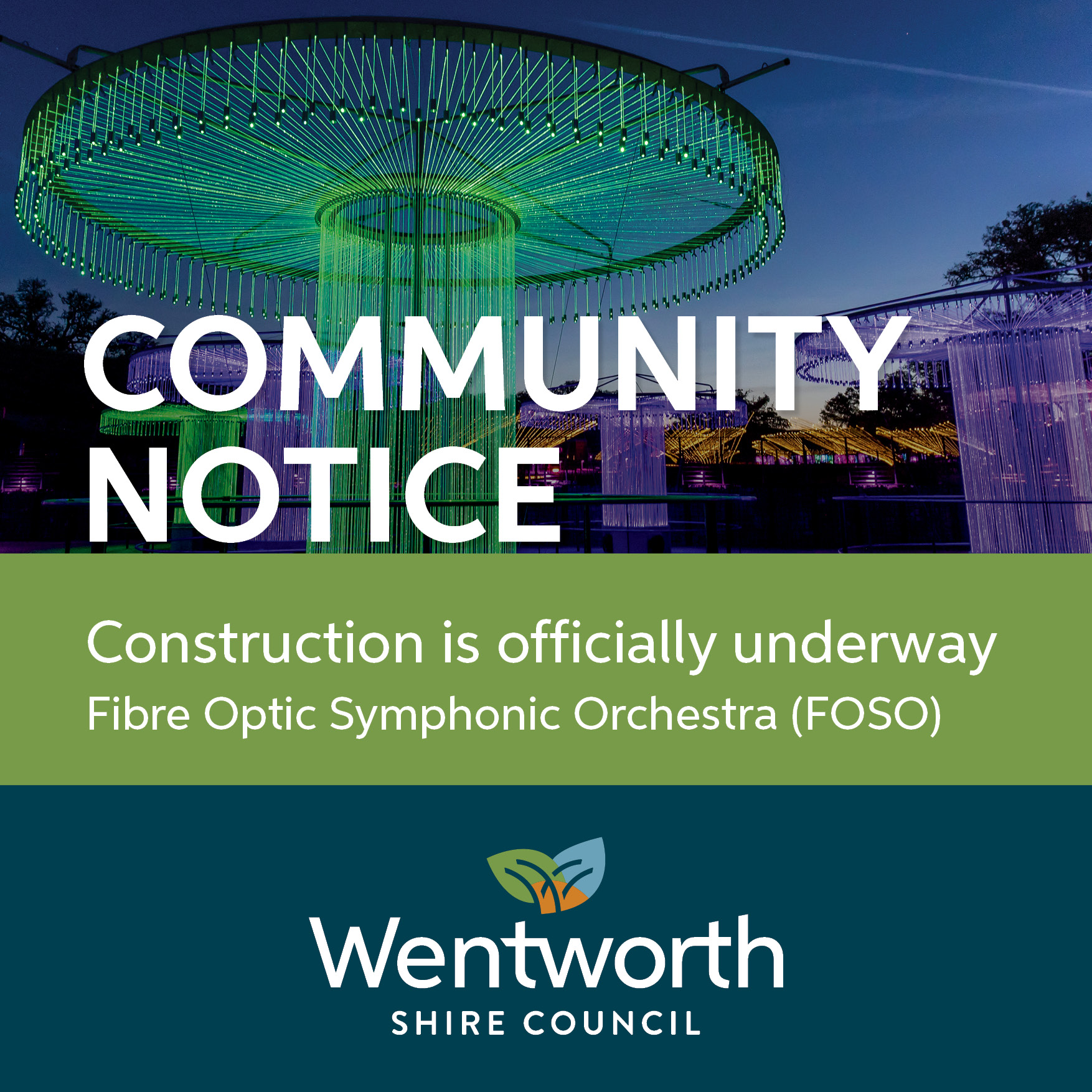 Wentworth - Wentworth Shire Council is pleased to confirm that works ...