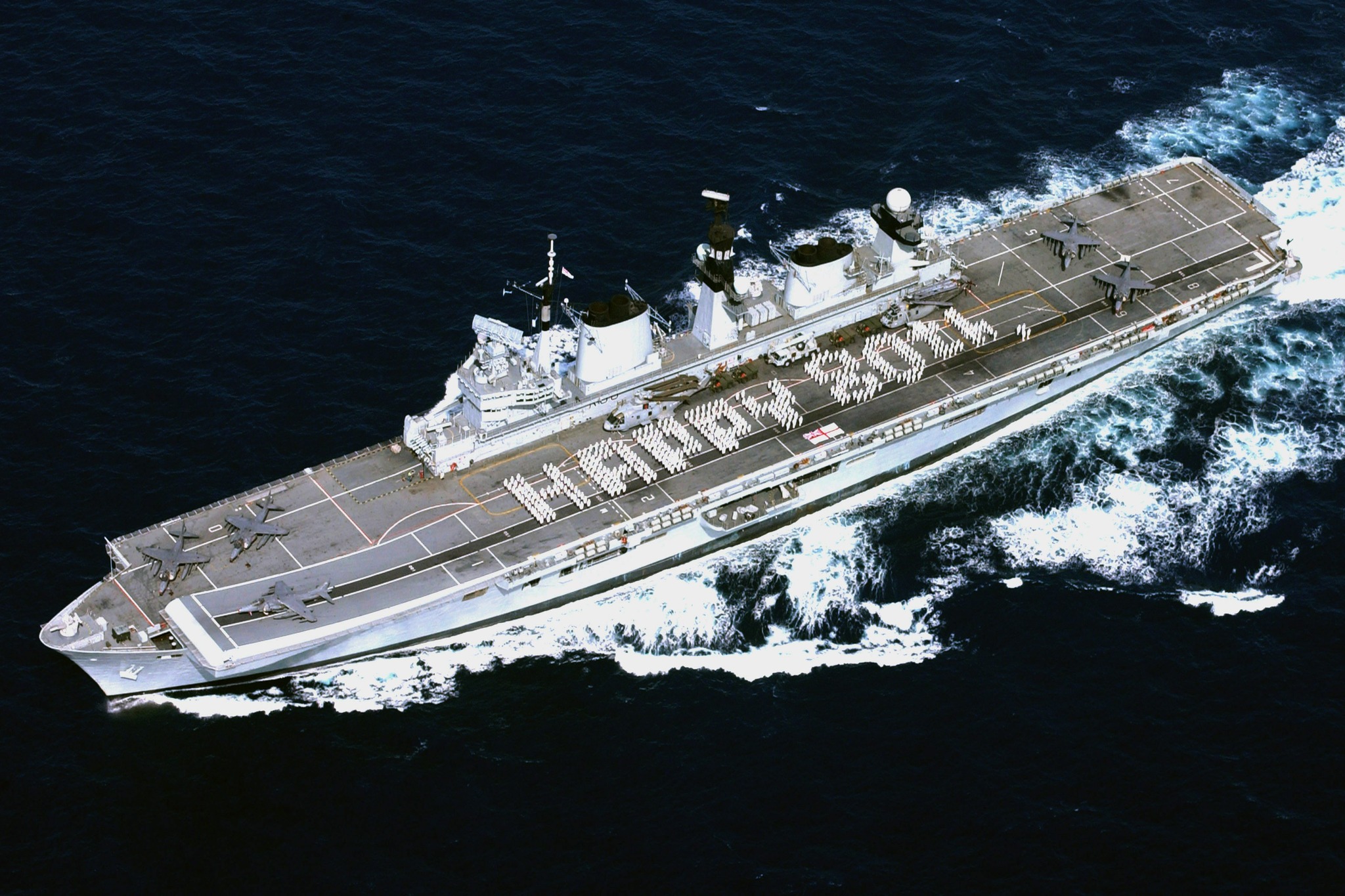The Warshipologist - The Ship's Company and Carrier Air Group of HMS ...