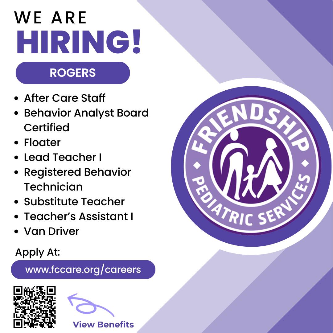 Friendship - We’re Hiring – Come Join the FPS Family! Looking for a ...