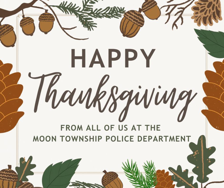 Moon Township Police Department - Attention: residents and commuter ...