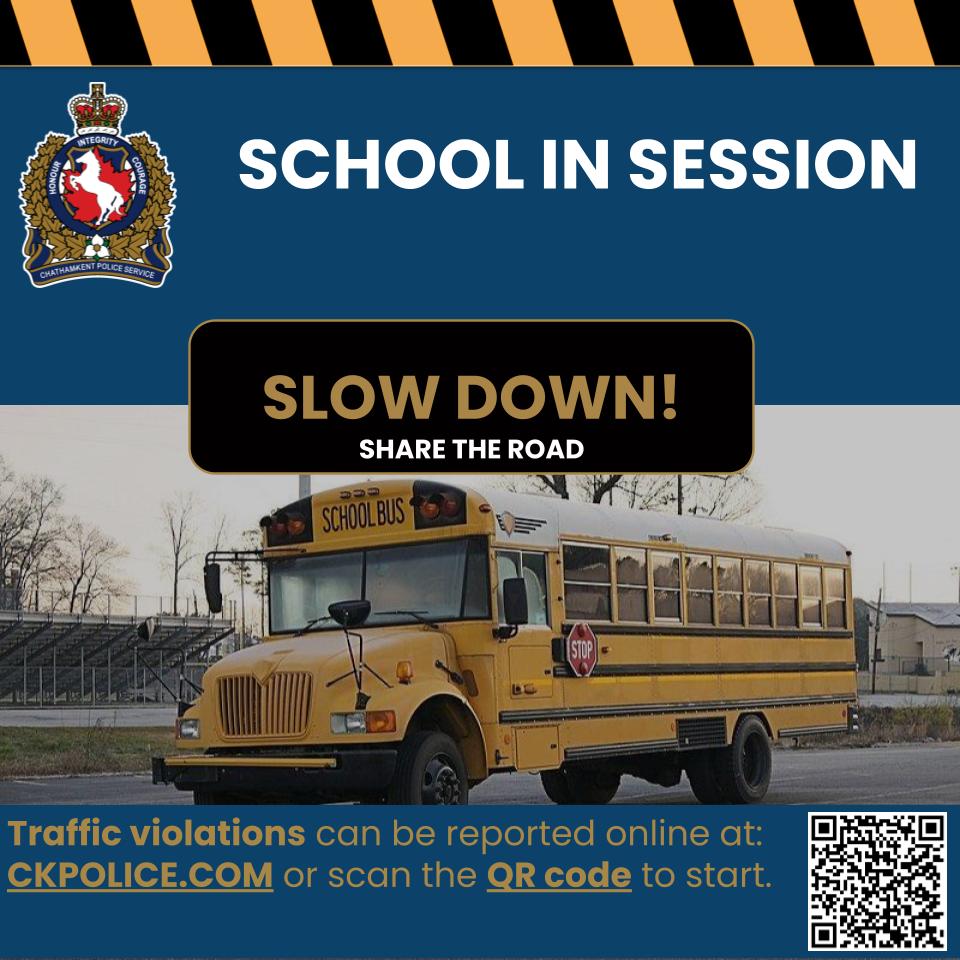 School is in Session 🚌... - Chatham-Kent Police Service | Facebook