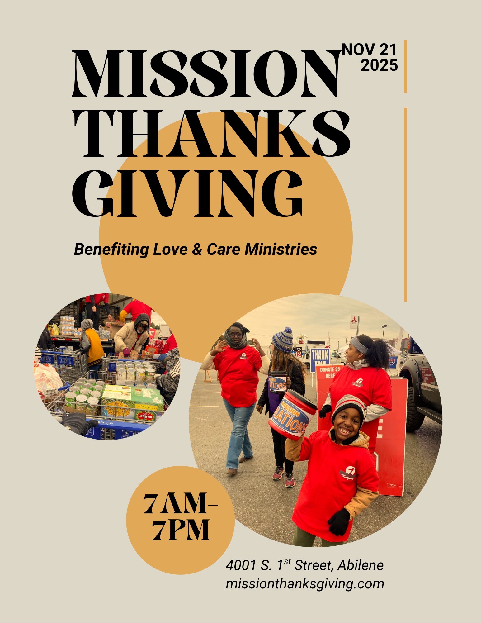 Love - The 26th Annual Mission Thanksgiving is Friday, November 21 ...