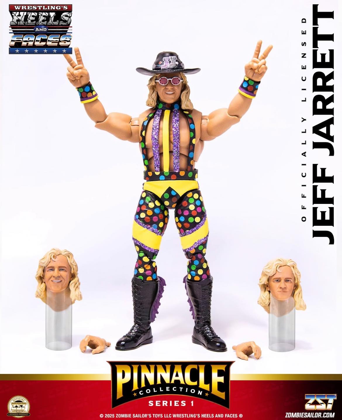 Jeff Jarrett modern scale wrestling figure by Zombie Sailor Toys
