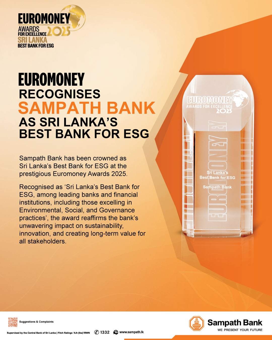 Sampath Bank - Leading the way forward in ESG excellence,... | Facebook
