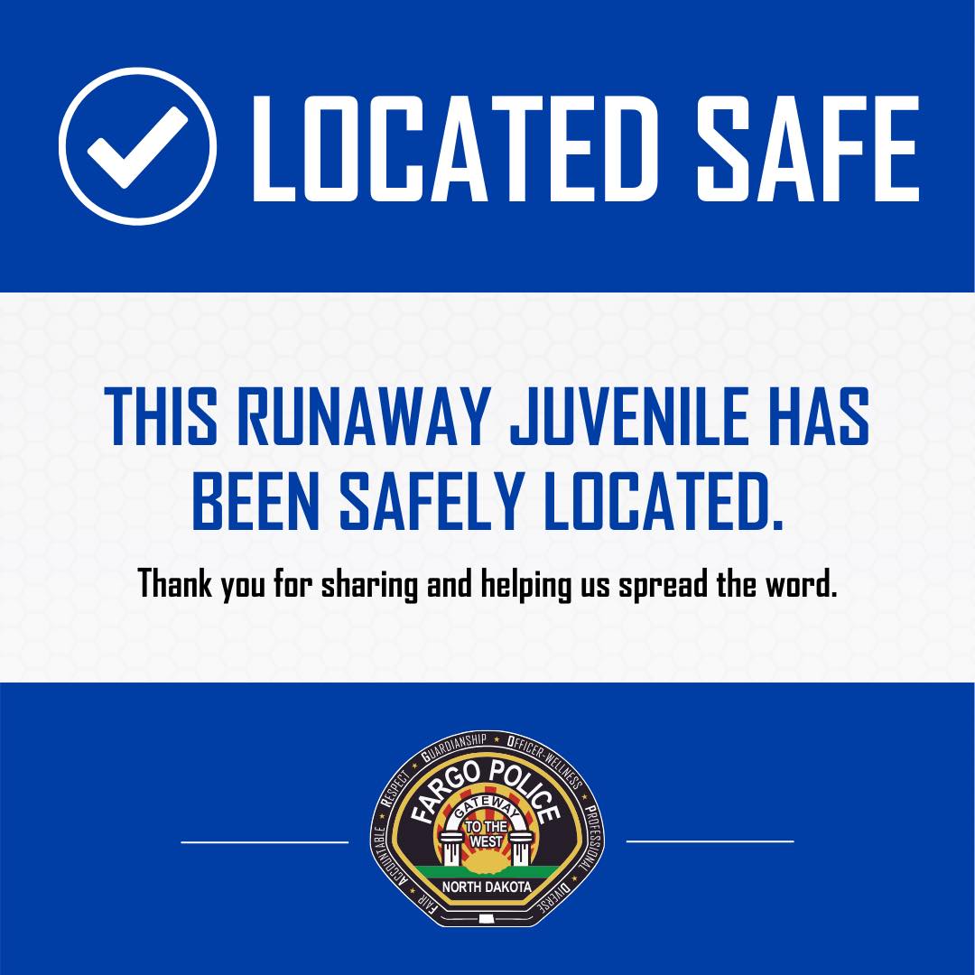 ‼️ UPDATE ‼️ The #FargoPD can... - Fargo Police Department | Facebook