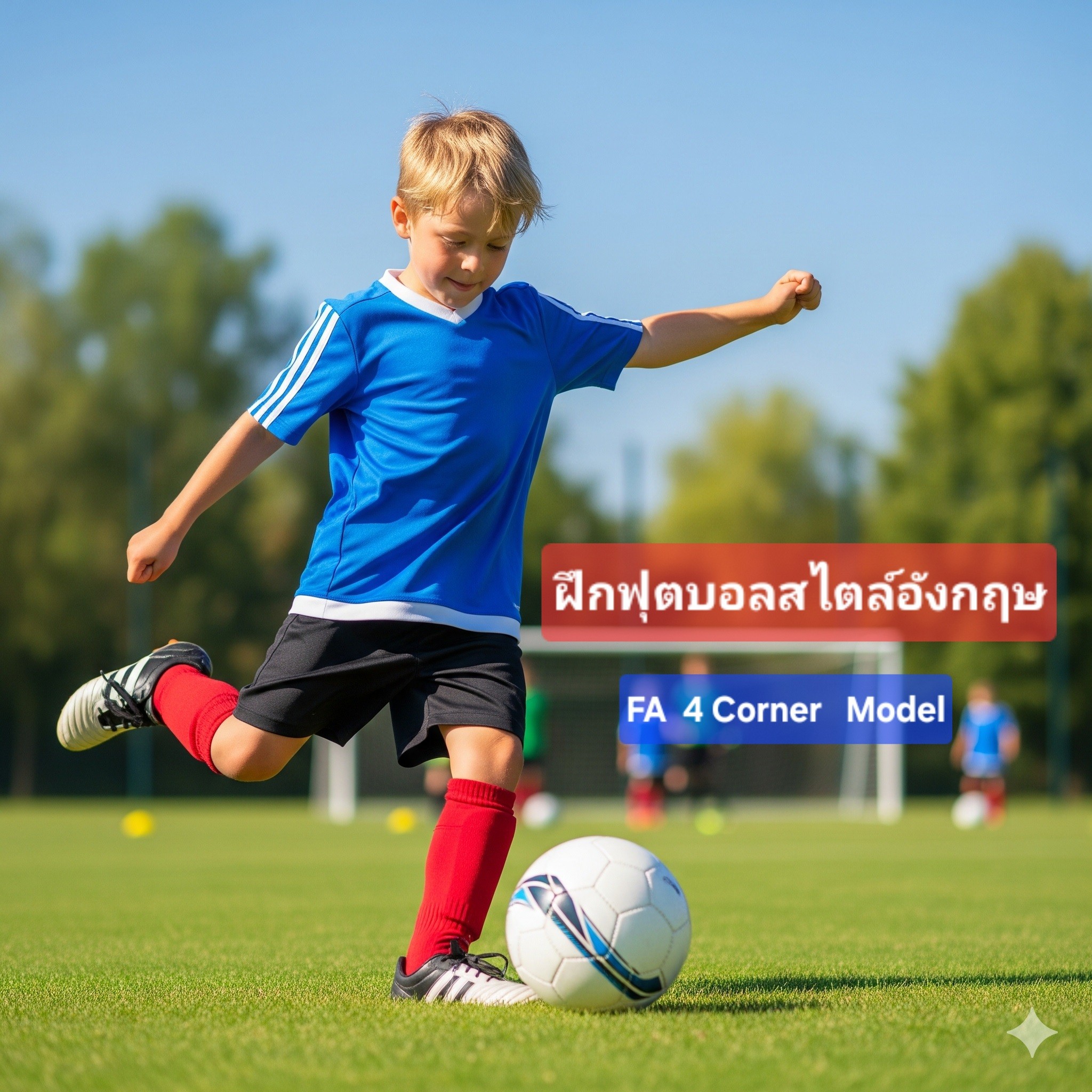 โรงเรียนสอนฟุตบอล - หลักสูตรพัฒนาเยาวชนของอังกฤษมีชื่อว่า FA 4 Corner ...