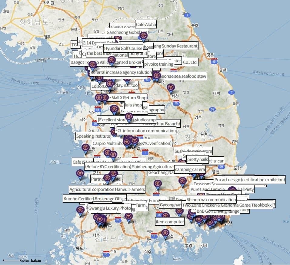 PiWhales - ⚡ This Map shows the different locations of Pi... | Facebook